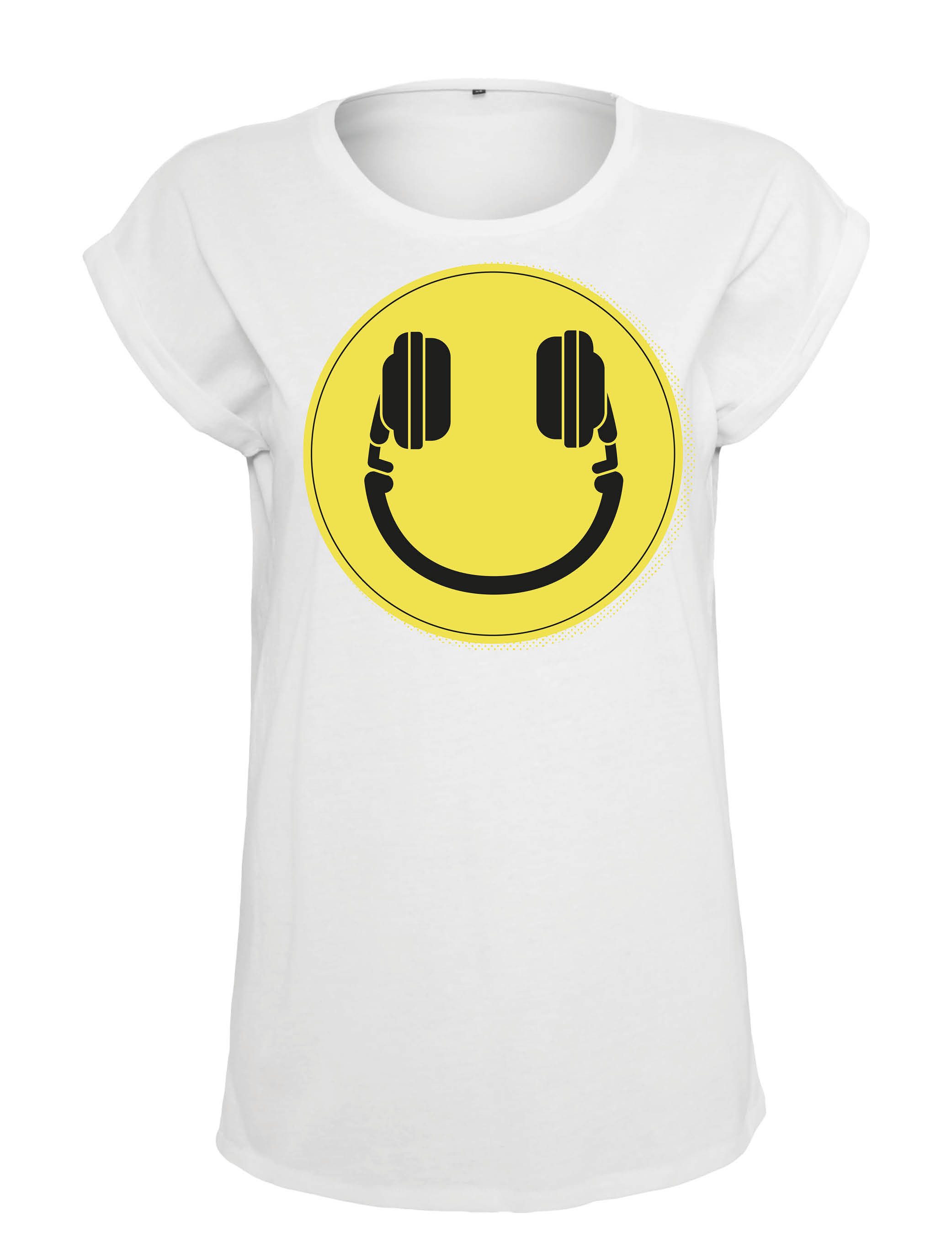 Youth Designz Print-Shirt "Headset Smiley" Damen günstig online kaufen