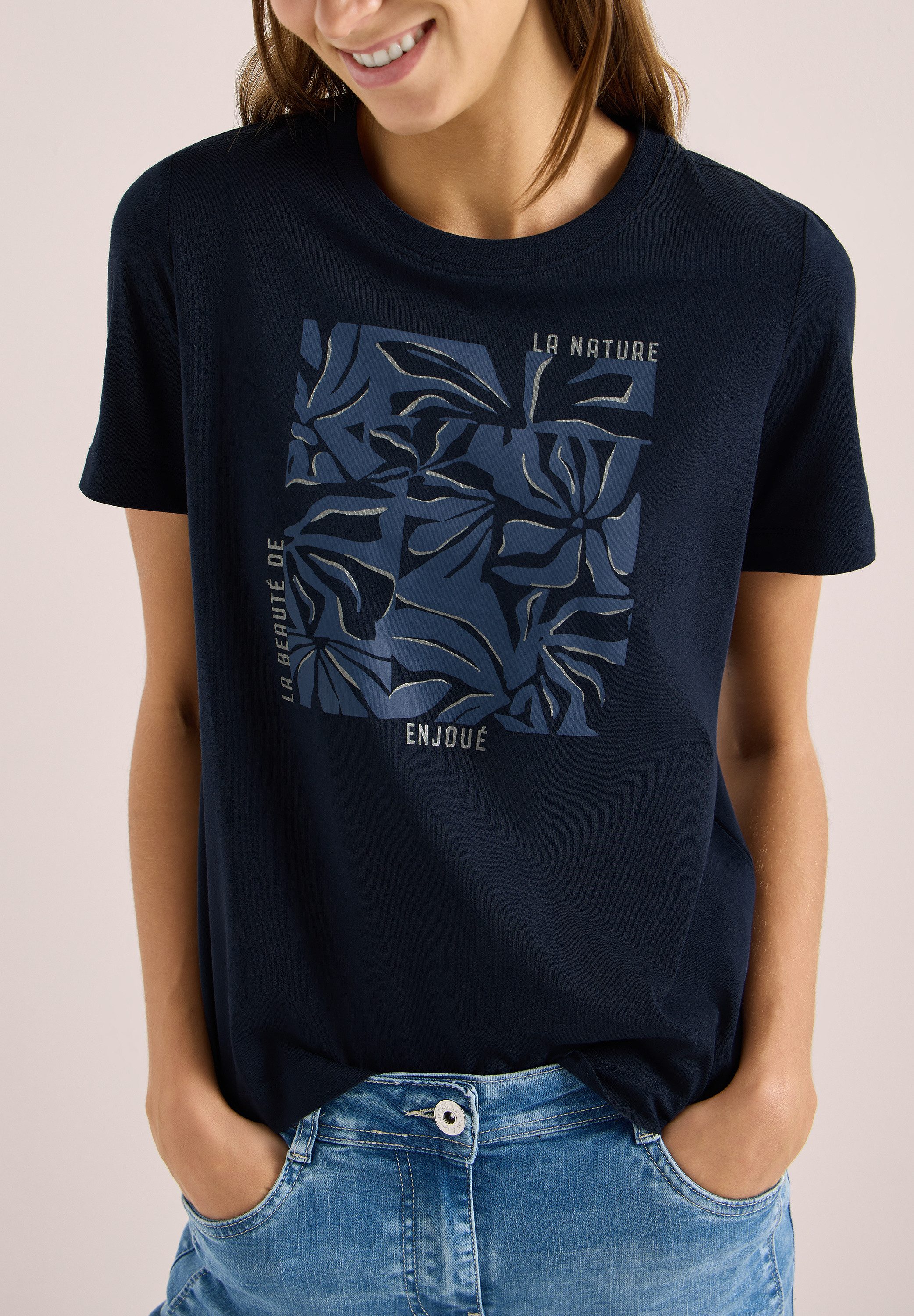 CECIL T-Shirt aus reiner Baumwolle günstig online kaufen