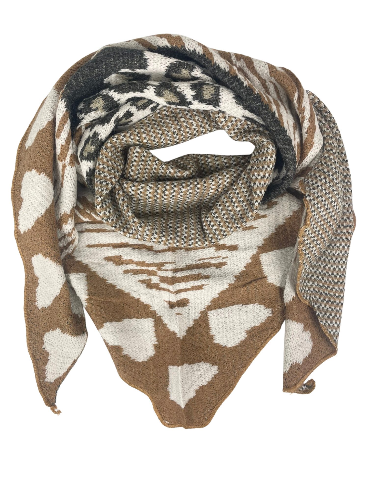Taschen4life XXL-Schal Dreiecksschal SW175 Leopard & günstig online kaufen