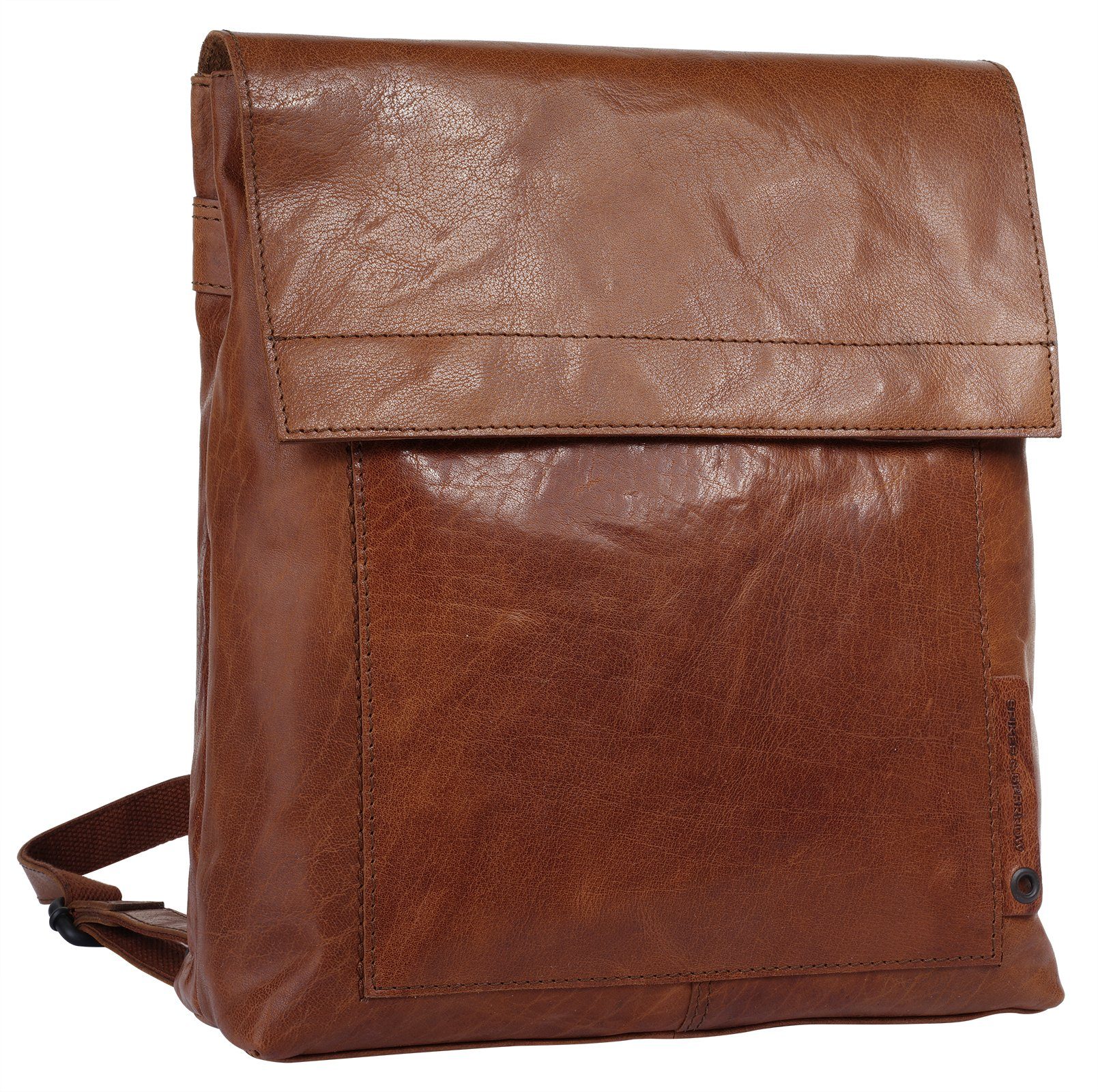 Spikes & Sparrow Cityrucksack, echt Leder günstig online kaufen