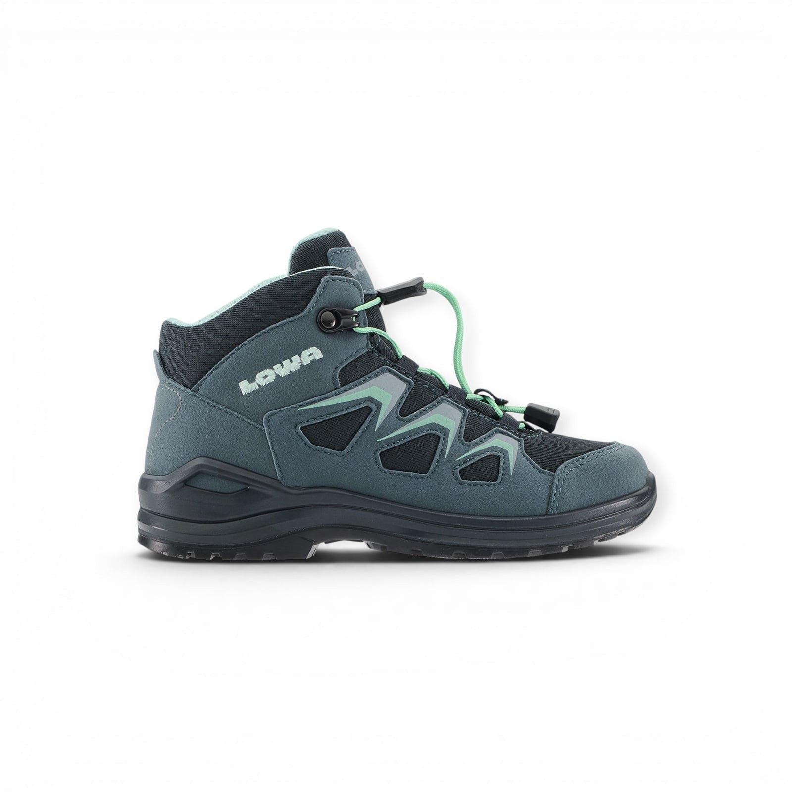 Lowa Innox Evo GTX QC (Synthetik/Textil, wasserdicht) navyblau/jadegrün Wanderschuh