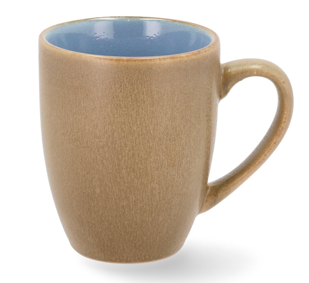 Bitz Becher Becher mit Henkel Wood/Ocean 0,3 l, Steinzeug, Becher Wood 30 cl Wood/Ocean Steinzeug
