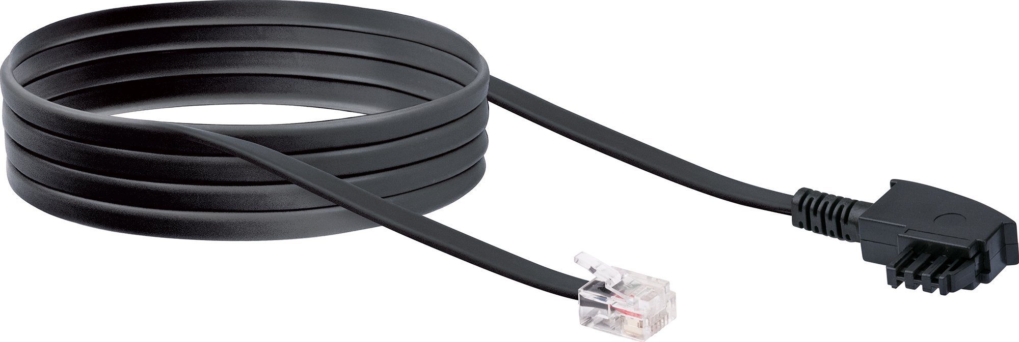 Schwaiger TAL6531 533 LAN-Kabel, TAE-F Stecker, RJ12 Stecker, (300 cm)