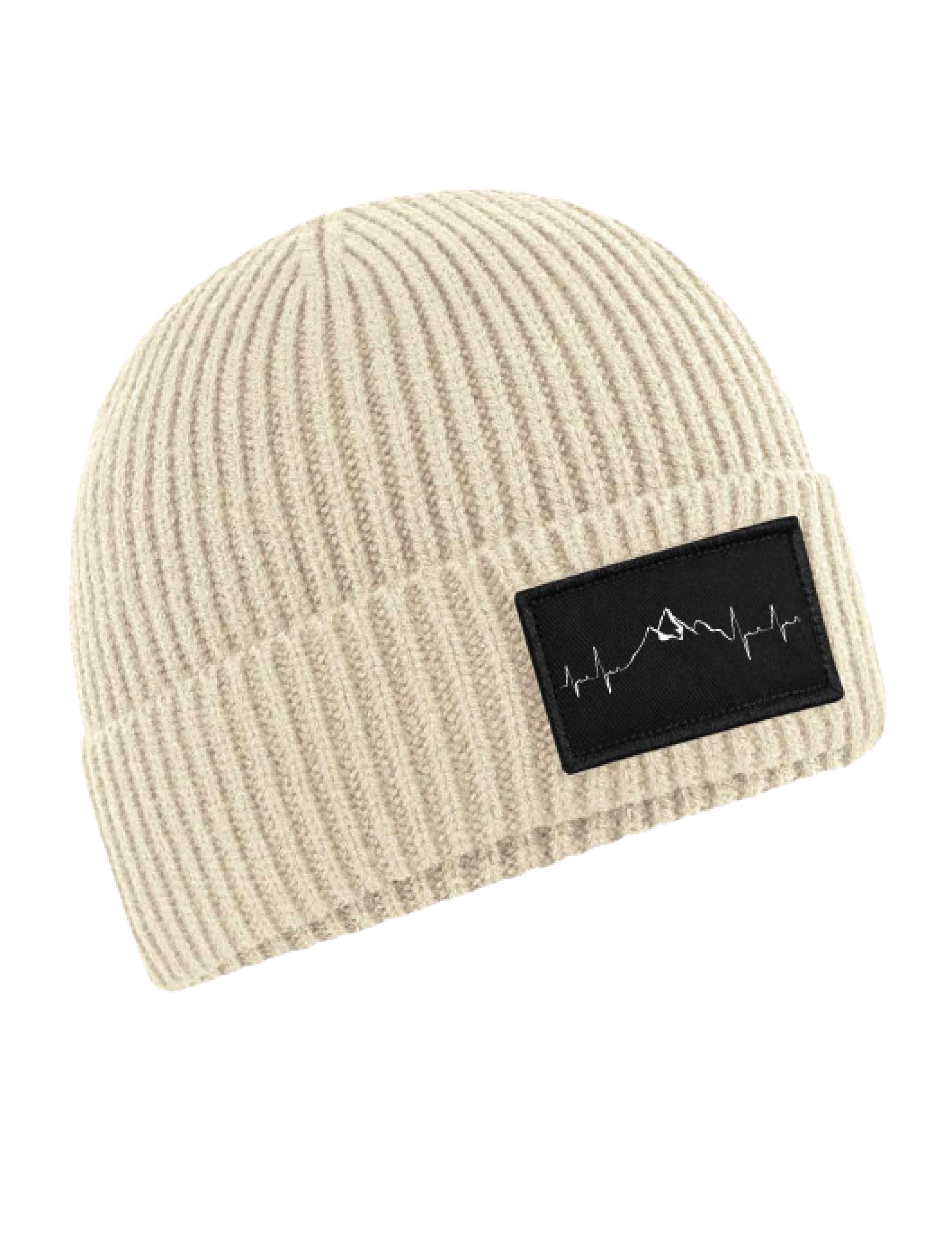 Youth Designz Beanie Unisex Strick Beanie Mütze mit Heartbeat Mountain Aufdruck Geschenk mit lustigen Print für Damen und Herren
