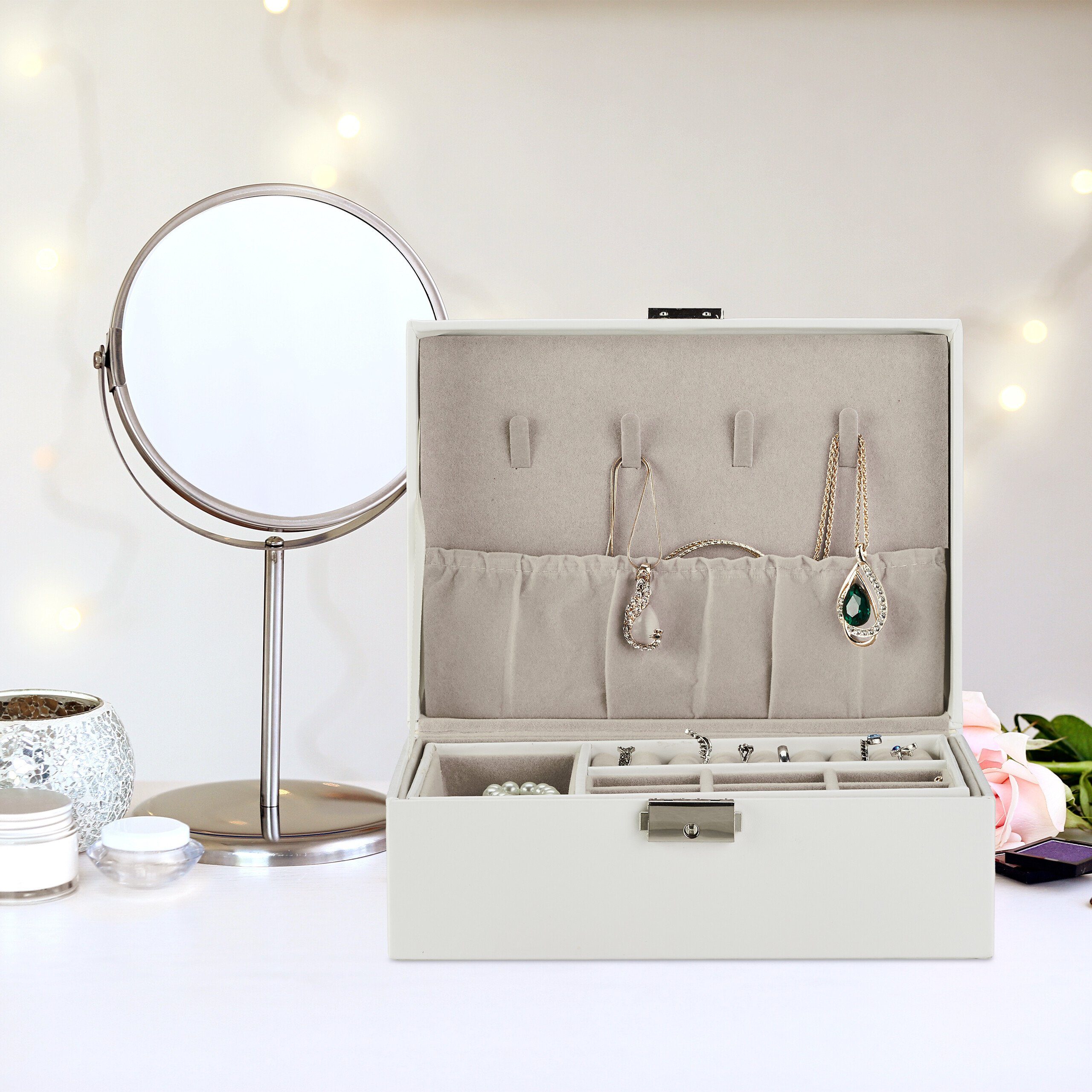 relaxdays Schmuckkasten Schmuckkasten günstig online kaufen