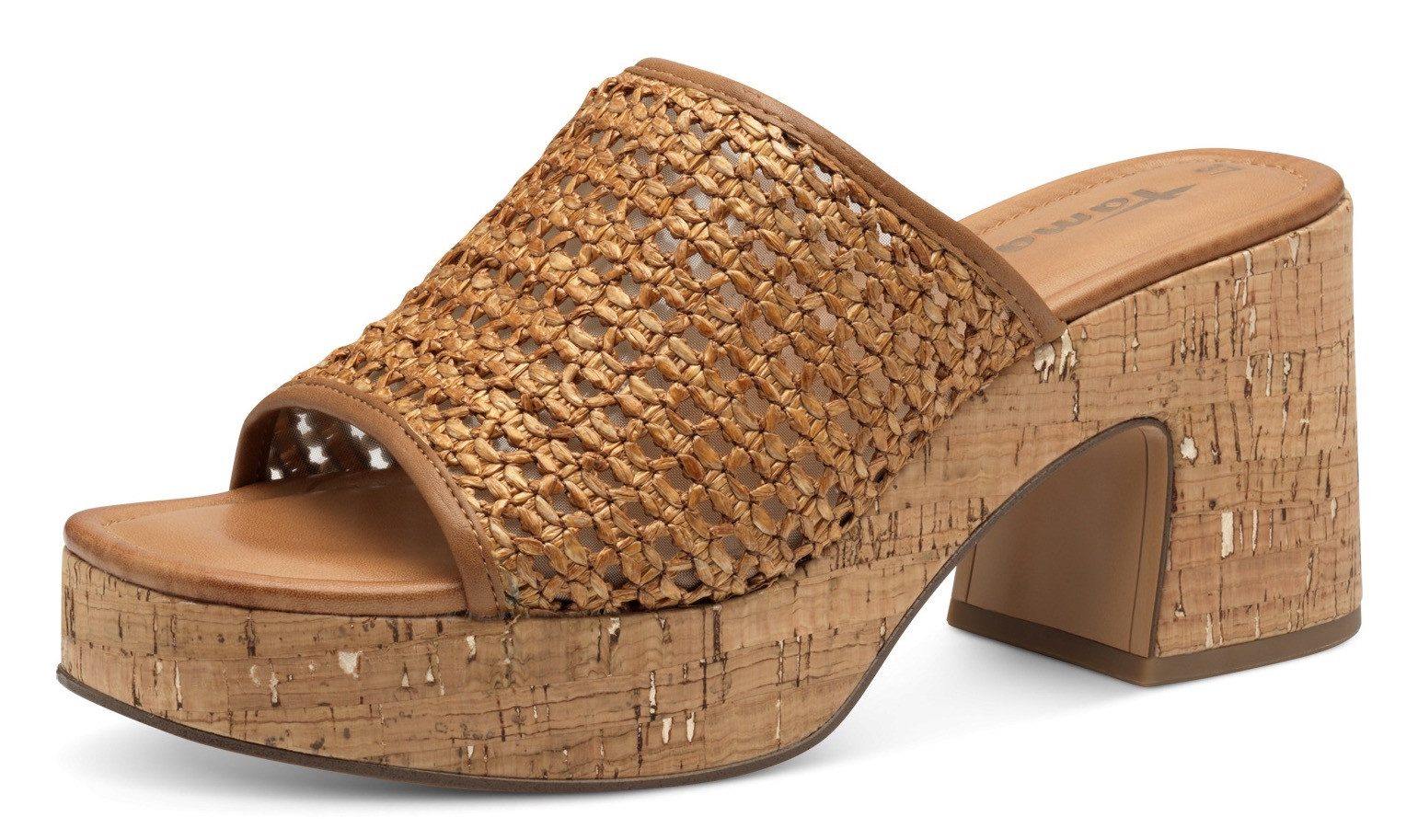 Tamaris Pantolette, Blockabsatz, Plateau, Sommerschuh in günstig online kaufen