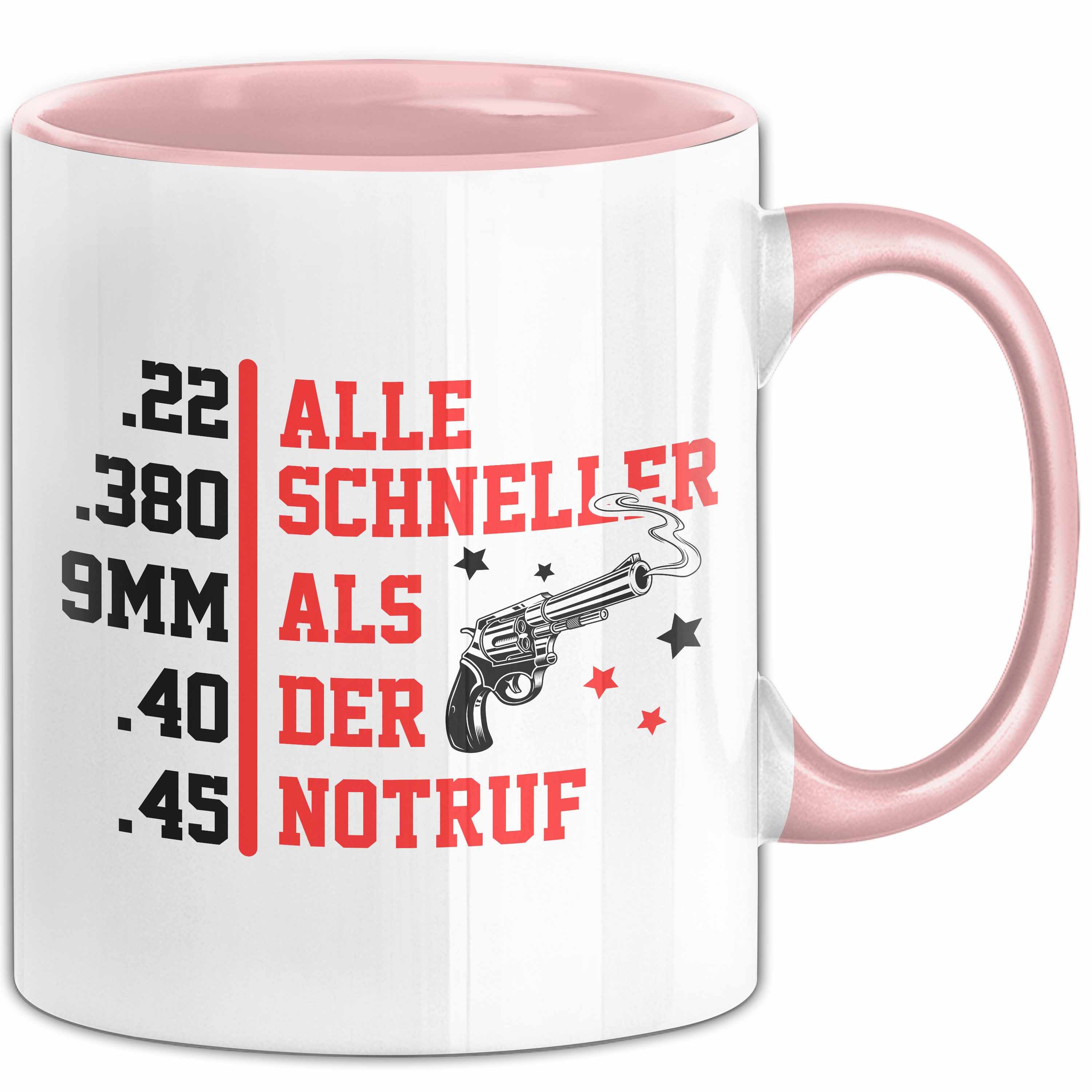 Tasse Alle Schneller Als Der Notruf Sportschießen Sportschützen Tasse Gesche