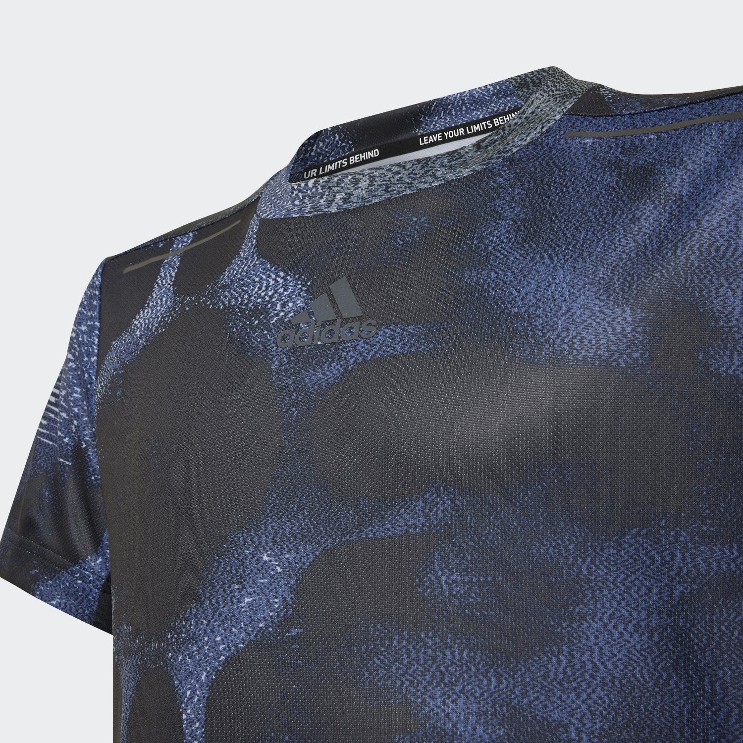 Sportswear adidas Trainingsshirt B HIIT TEE blau/schwarz/weiß