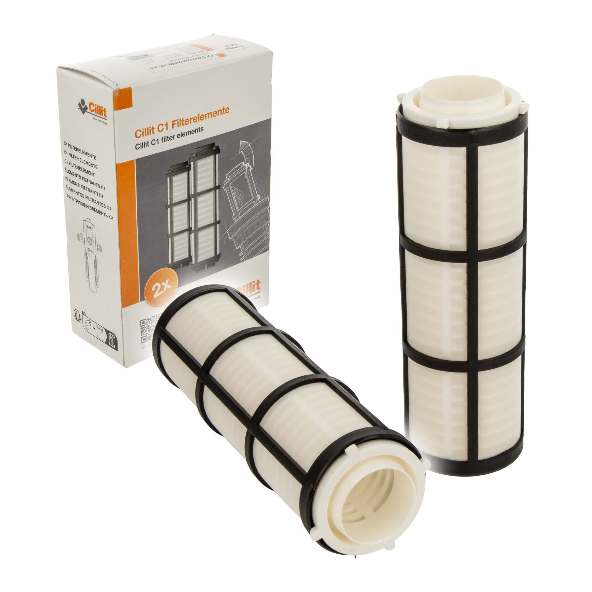 CILLIT Wasserfilter Filterelement (2-er Pack) für HWS und EHF C1 3/4 - 1 Zoll 100my 10441