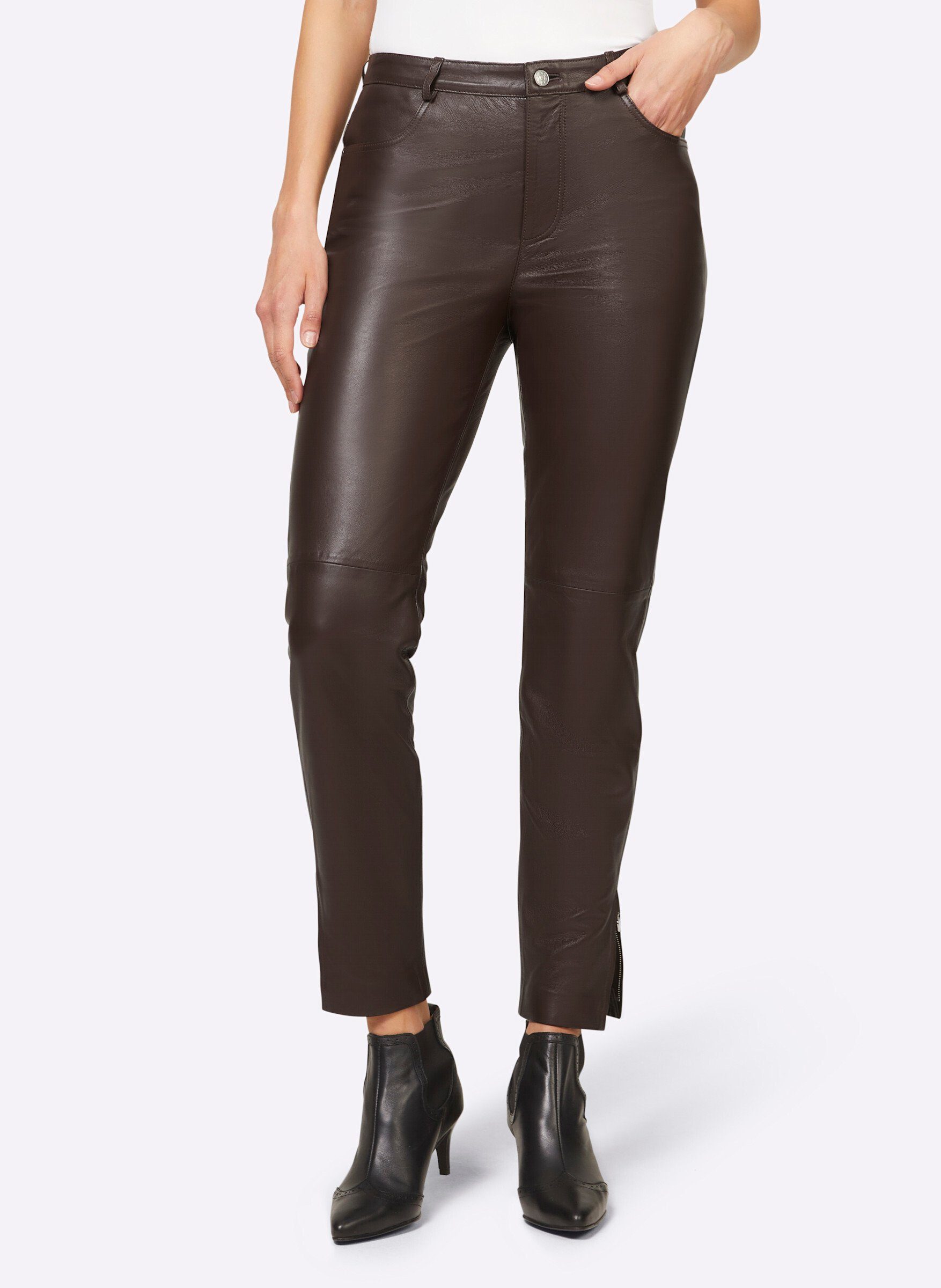 heine Jerseyhose Lederhose normal