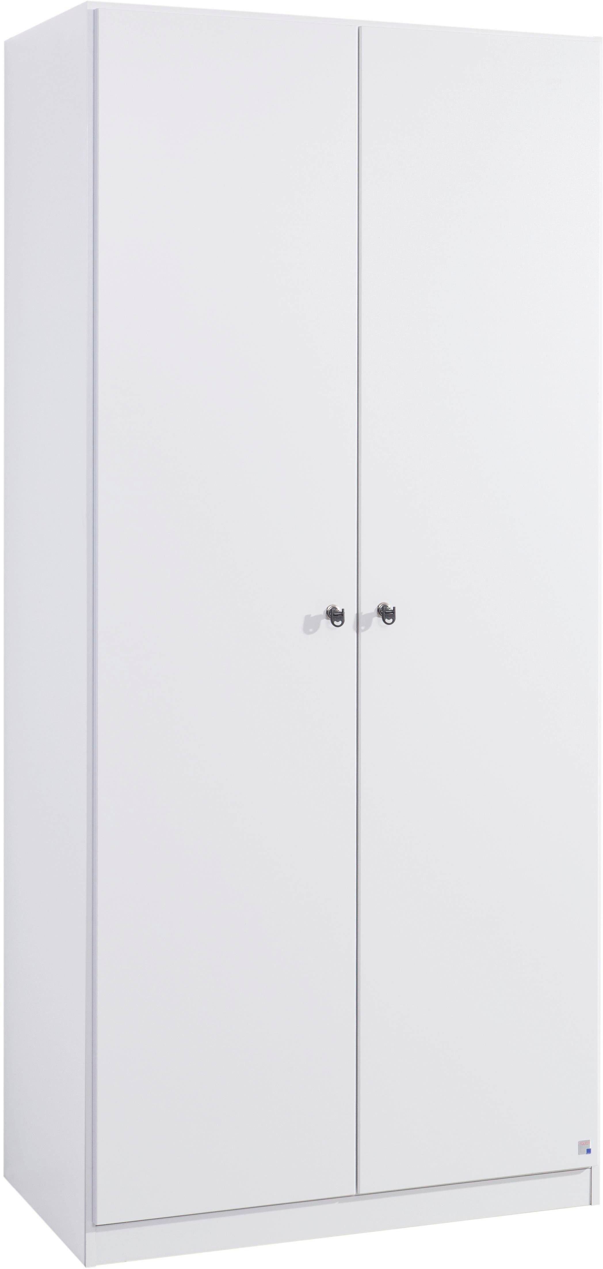 rauch Drehtürenschrank Kleiderschrank Schrank Garderobe Schlafzimmer Büroschrank BUCHHOLZ (mit Schloss, in Breite 47 und 90 cm) viel Stauraum mit abschließbaren Türen MADE IN GERMANY