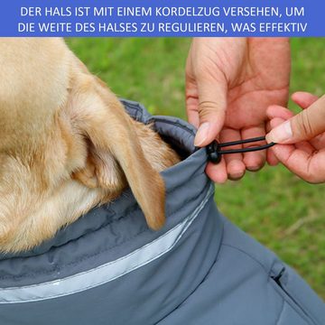 Daisred Hundejacke Reflektierend Wasserdichter Hundemantel Winter Jacke