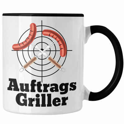 Trendation Tasse Auftrags-Griller Tasse Geschenk Männer Kaffee-Becher Grillmeister Gril