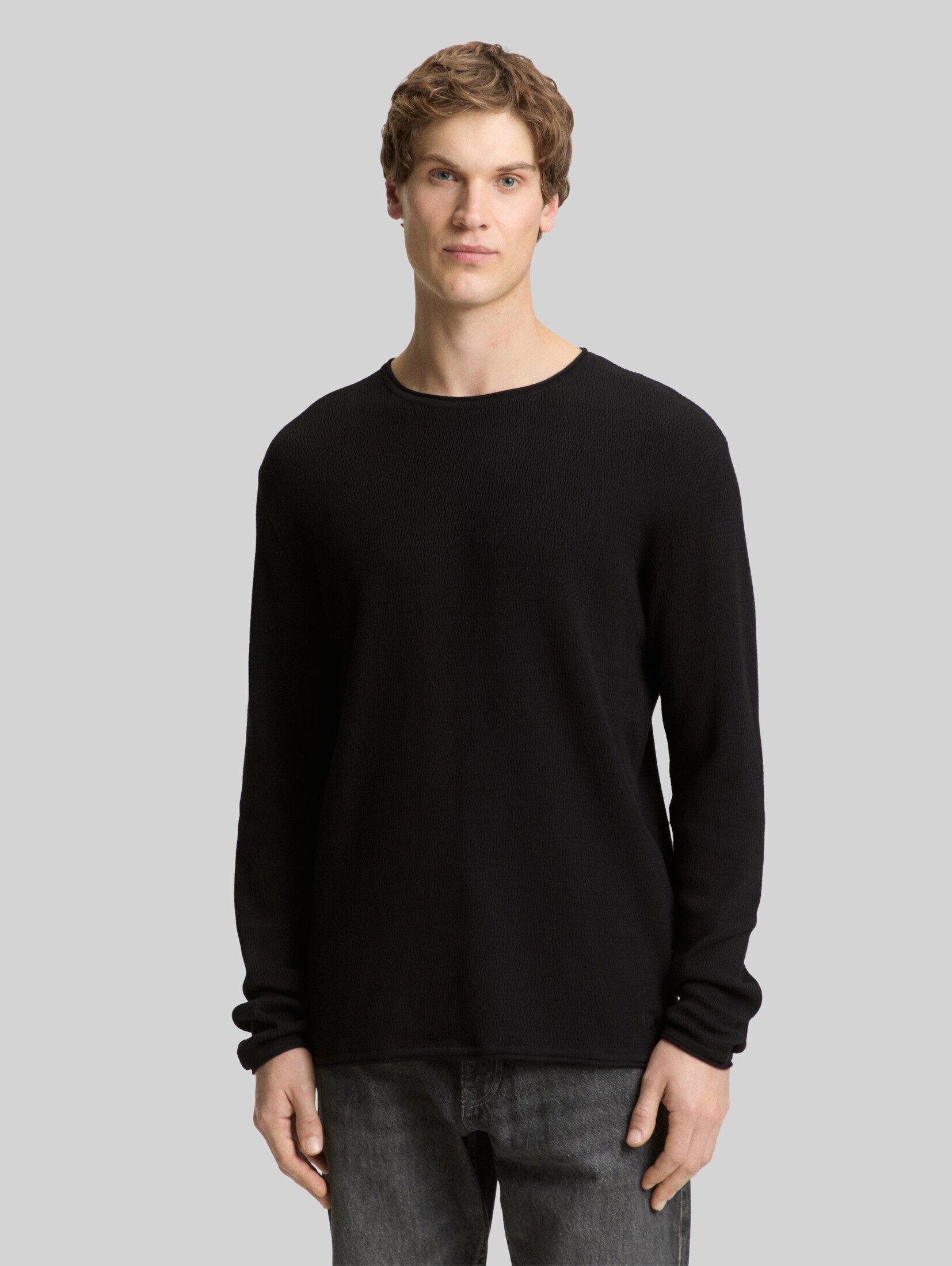 TOM TAILOR Denim Strickpullover Pullover & Strickjacken Strickpullover aus Baumwolle