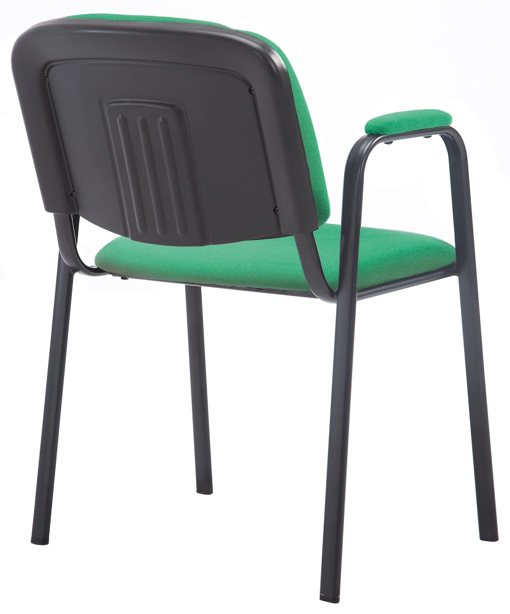 CLP Besucherstuhl Ken Pro (1er), stapelbar, Stoffbezug, Armlehnen