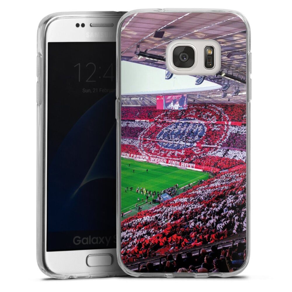 DeinDesign Handyhülle FCB Stadion FC Bayern München FCB Stadion Tribüne, Samsung Galaxy S7 Silikon Hülle Bumper Case Handy Schutzhülle