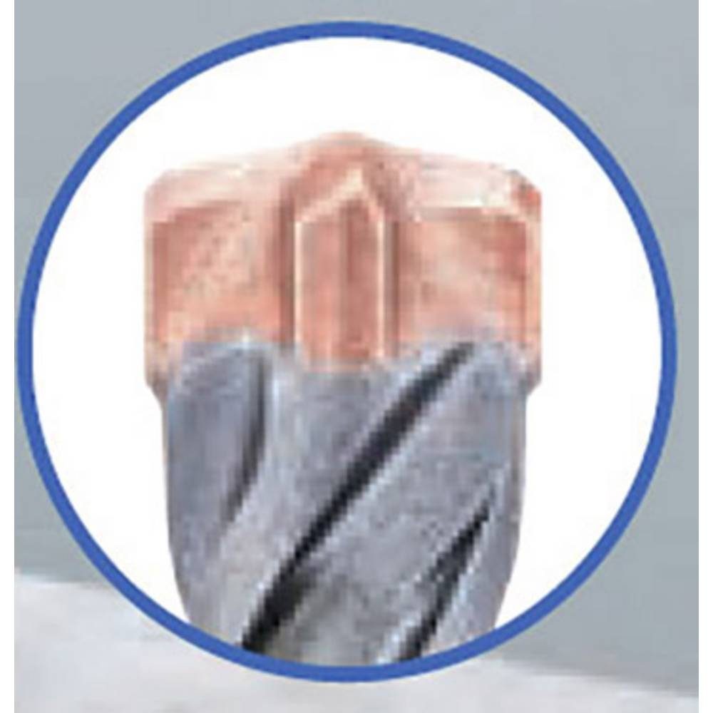 Alpen Spiralbohrer SDS-plus Hammerbohrer ”FORCE X”, 4 Schneiden 0081500800100