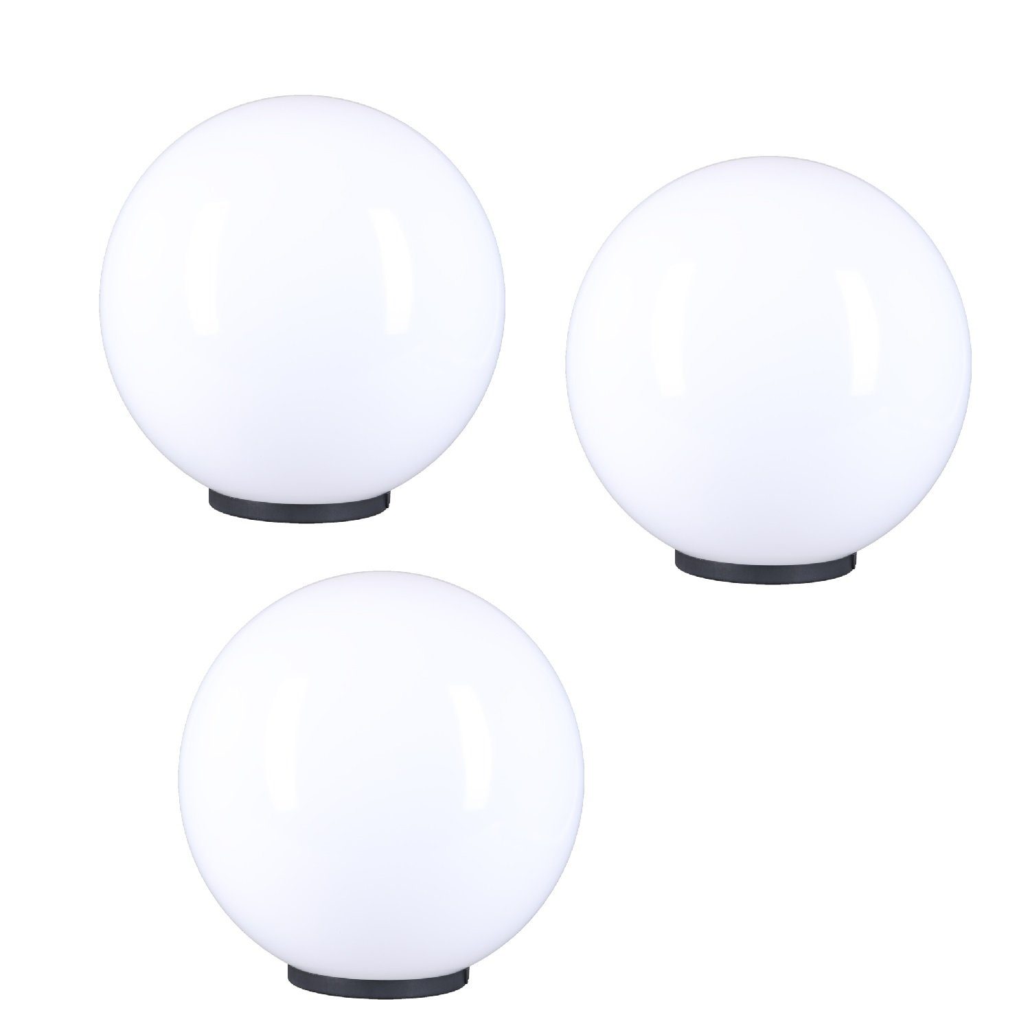 Home4Living Kugelleuchte Kugelleuchte Ø 25 cm 3er Set opal weiß E27 o. Anschlußkabel, ohne Leuchtmittel, Dekorativ