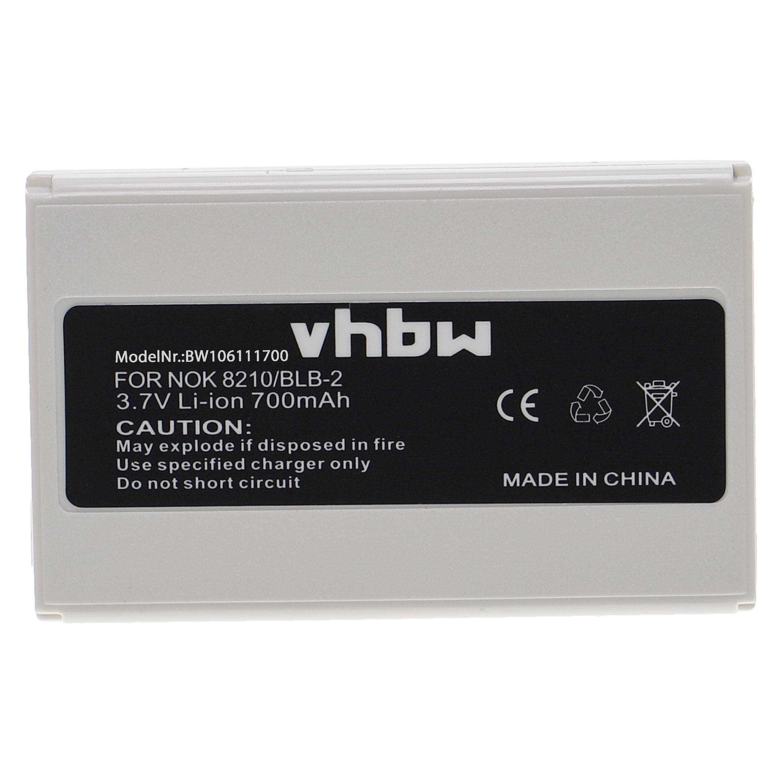 vhbw kompatibel mit Mustek DV800, DV505, HDC505, HDC-505, DV900 Smartphone-Akku Li-Ion 700 mAh (3,7 V)