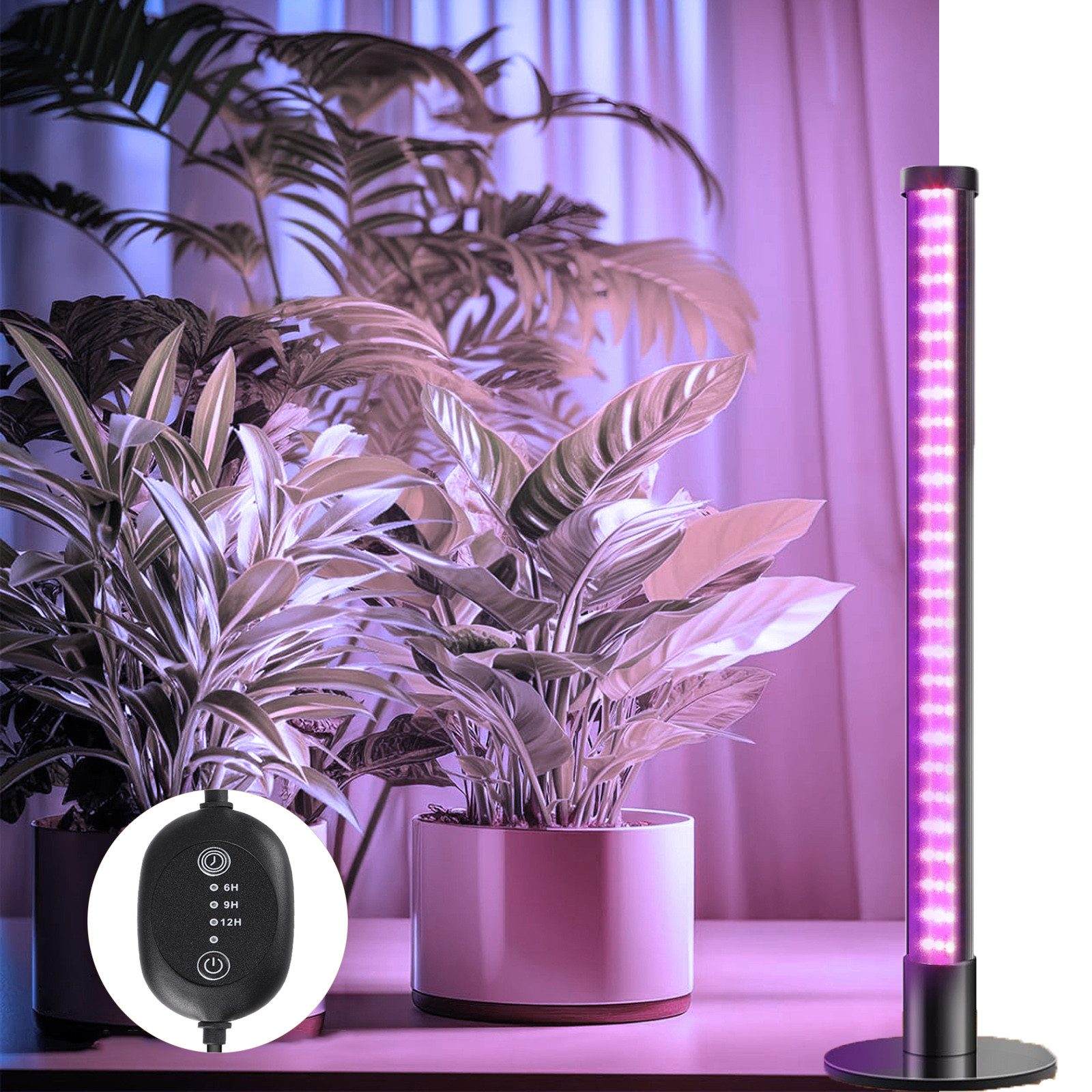 Laybasic Pflanzenlampe LED Pflanzenlampe Vollspektrum 3 günstig online kaufen
