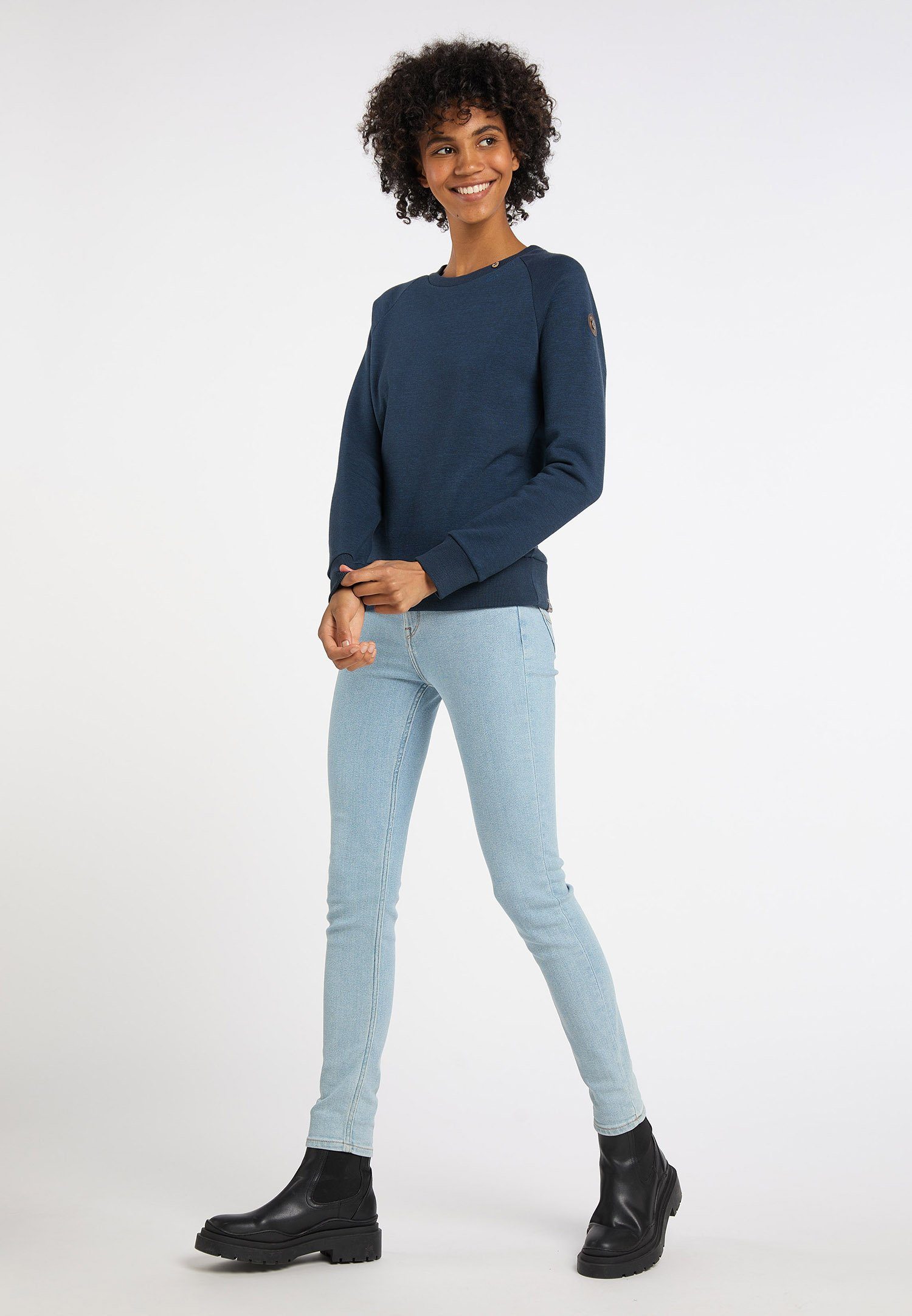 Ragwear Sweatshirt JOHANKA Nachhaltige & Vegane Mode NAVY