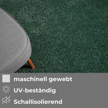 Teppich Banji, my home, rechteckig, Höhe: 37 mm, Uni Farben, weich und flauschig, auch als Läufer & in rund erhältlich