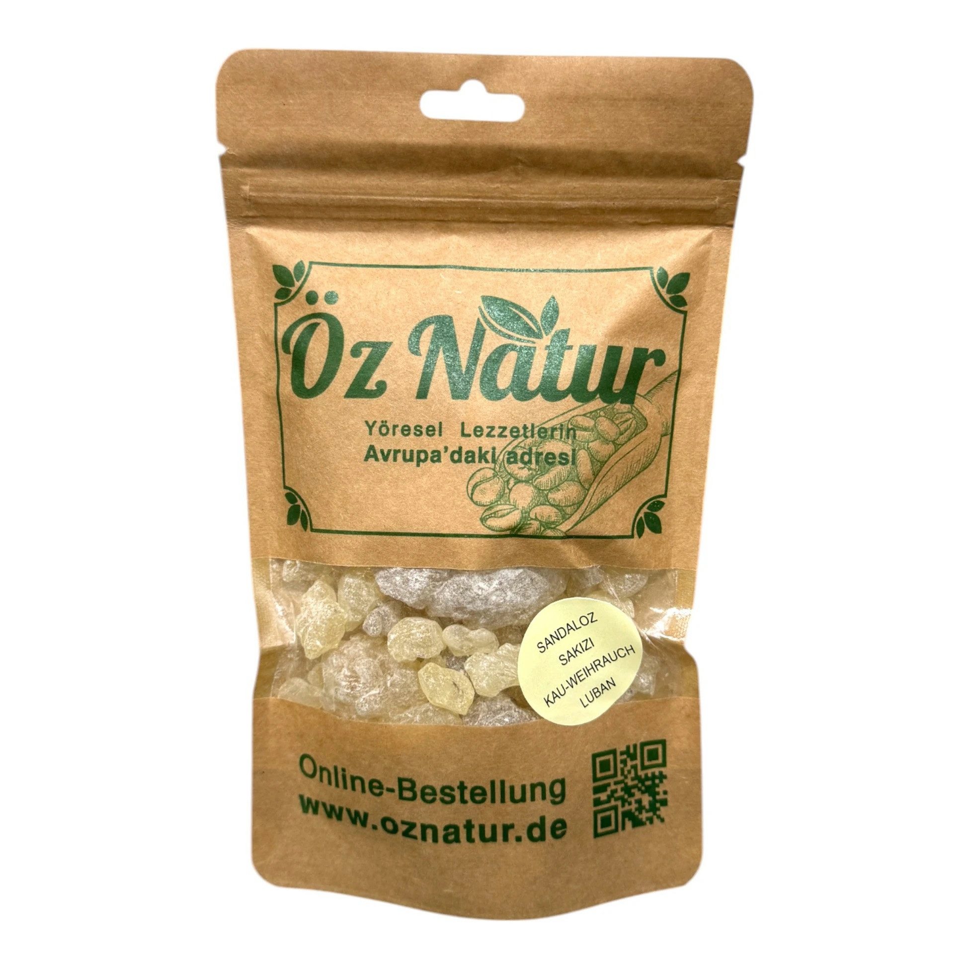 Räucherstäbchen-Halter, Kau-Weihrauch Luban 100g