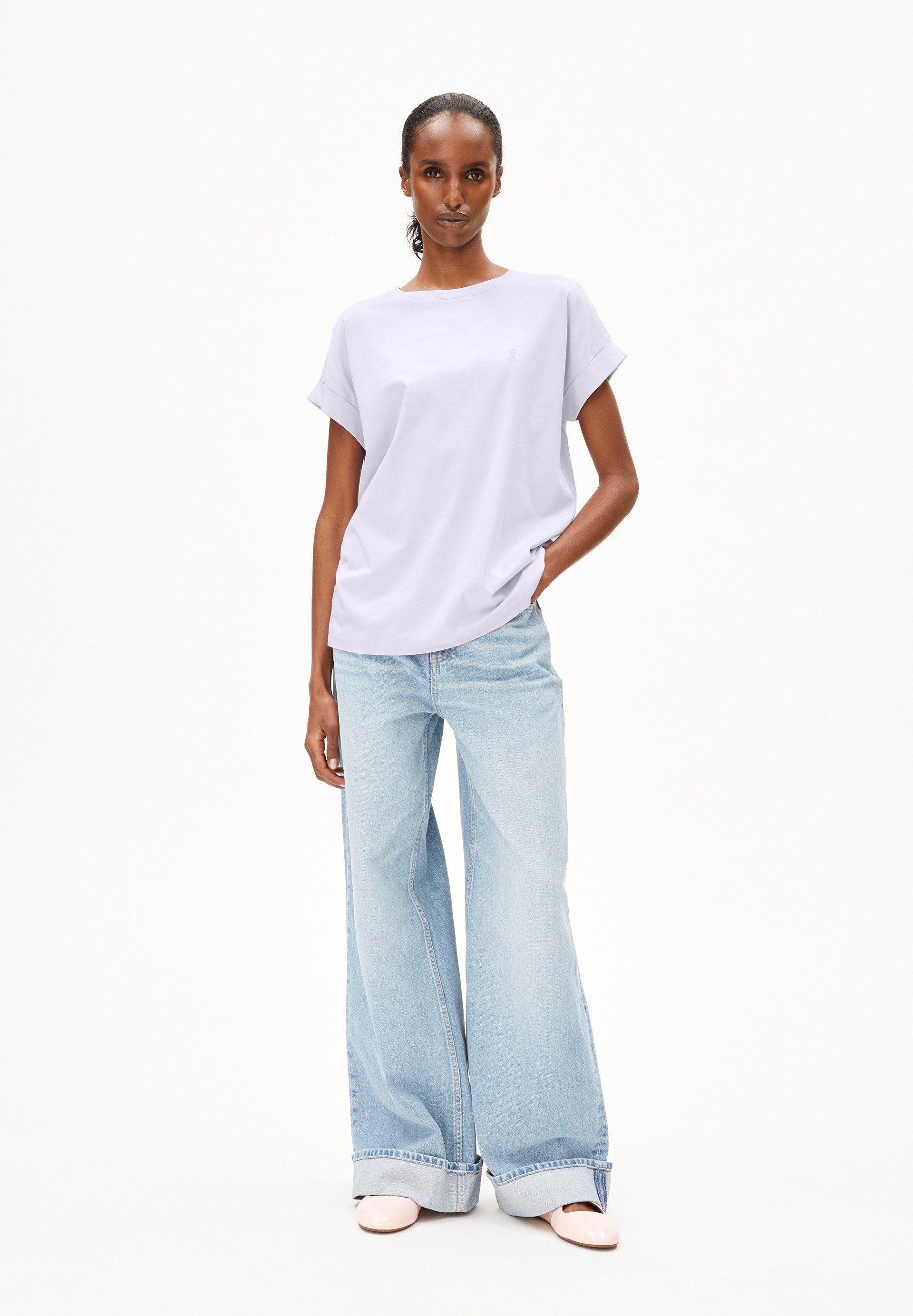 Armedangels T-Shirt IDAARA T-Shirt aus Bio-Baumwolle Loose Fit günstig online kaufen