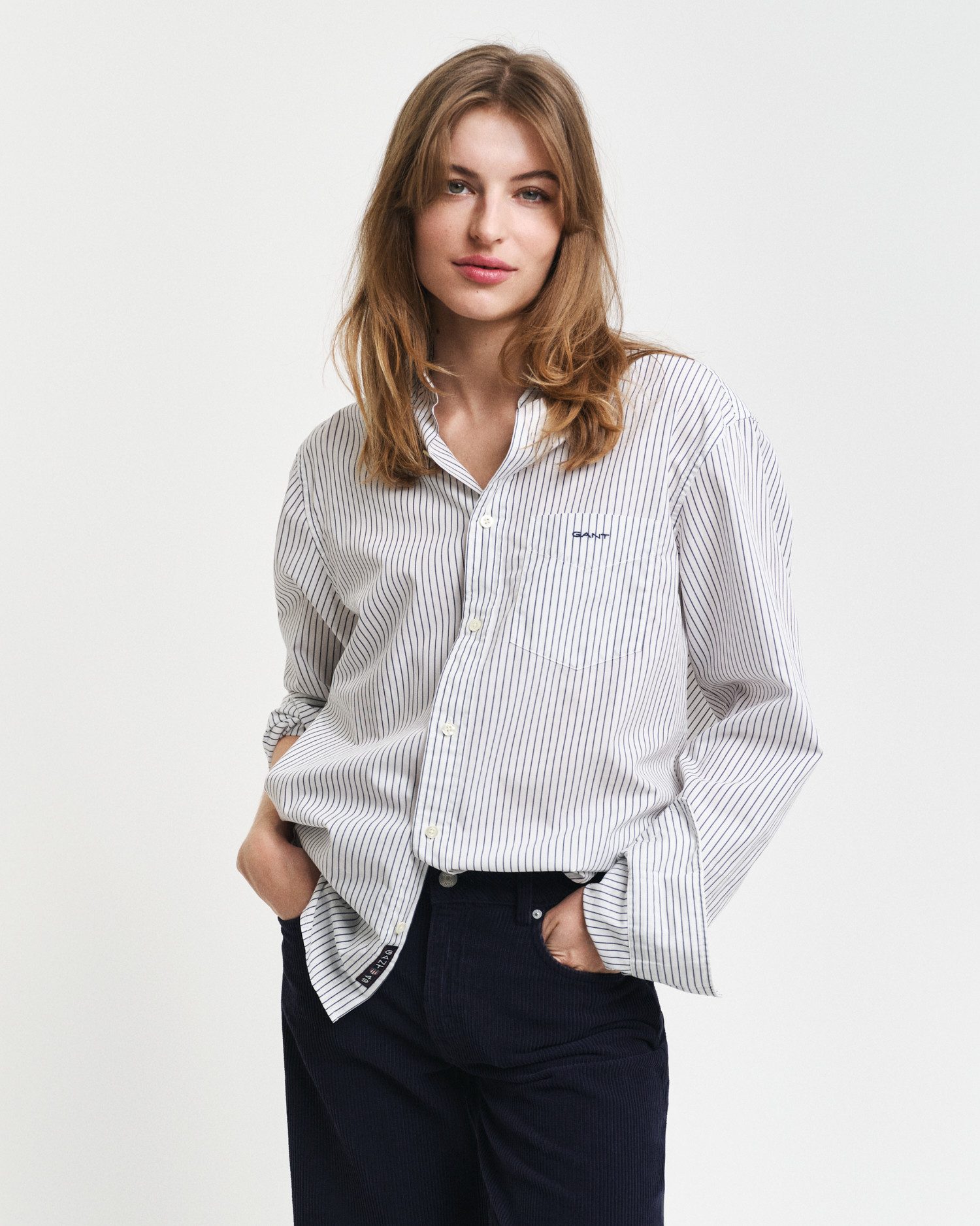 Langarmhemd REG POPLIN STRIPE