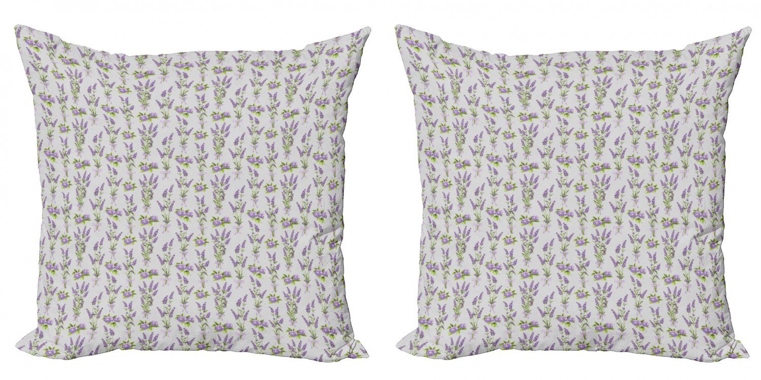 Garten (2 Kissenbezüge Abakuhaus Stück), Digitaldruck, Accent LavendelHydrangea Doppelseitiger Kunst Modern