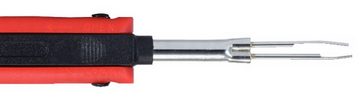 KS Tools Montagewerkzeug, L: 13.9 cm, Entriegelungswerkzeug für Flachstecker 4,8 mm (AMP Tyco 4,8 asy)