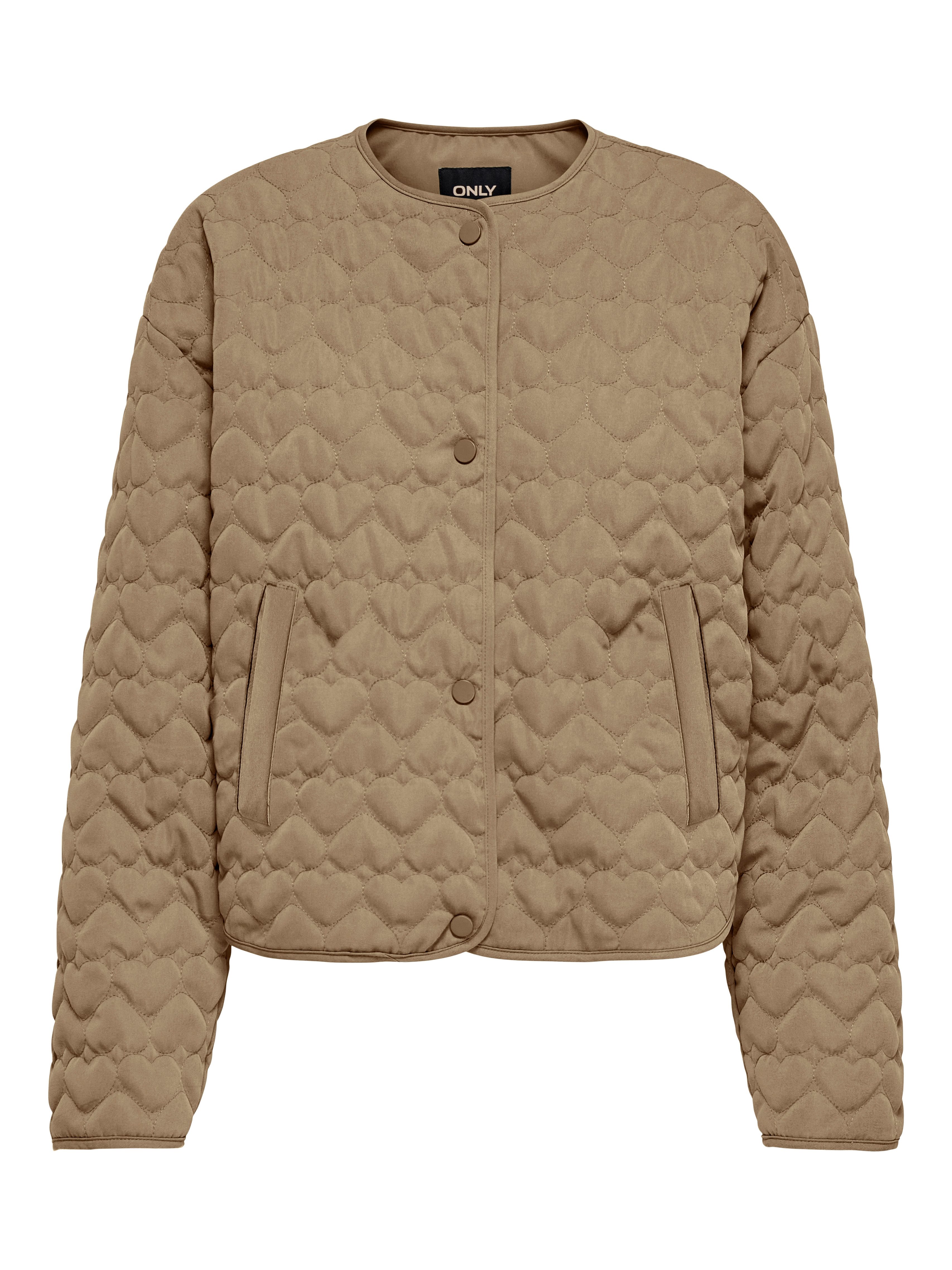 ONLY Steppjacke ONLHEART LIFE QUILTED JACKET NOOS OTW mit Steppmuster in Herzchenform