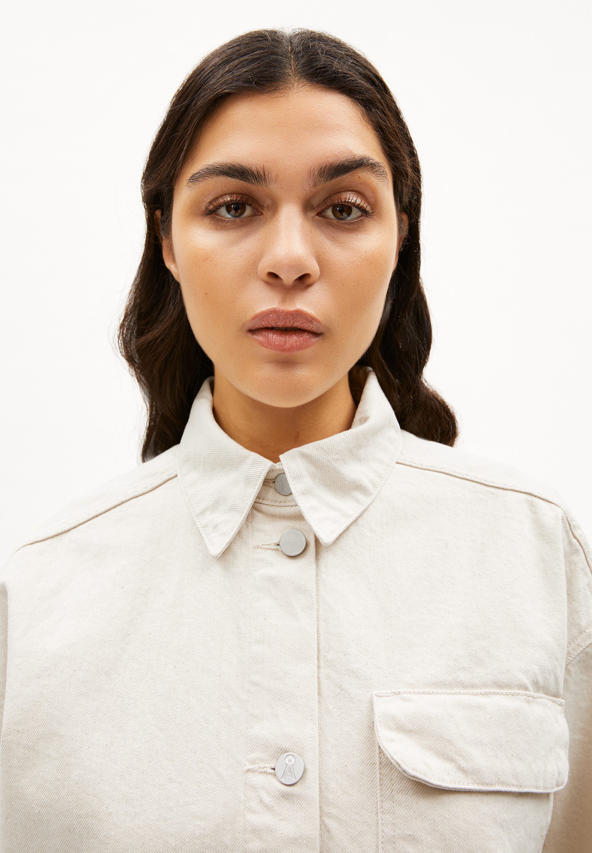 Armedangels Blouson TAALE Overshirt aus recycelter Baumwolle Oversized Fit