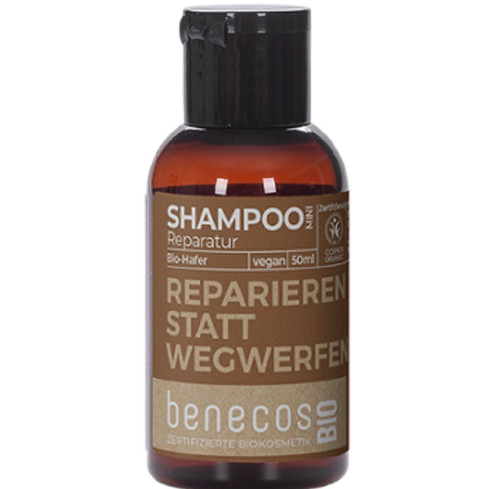 Benecos Haarshampoo Shampoo Reparatur Hafer, 50 ml