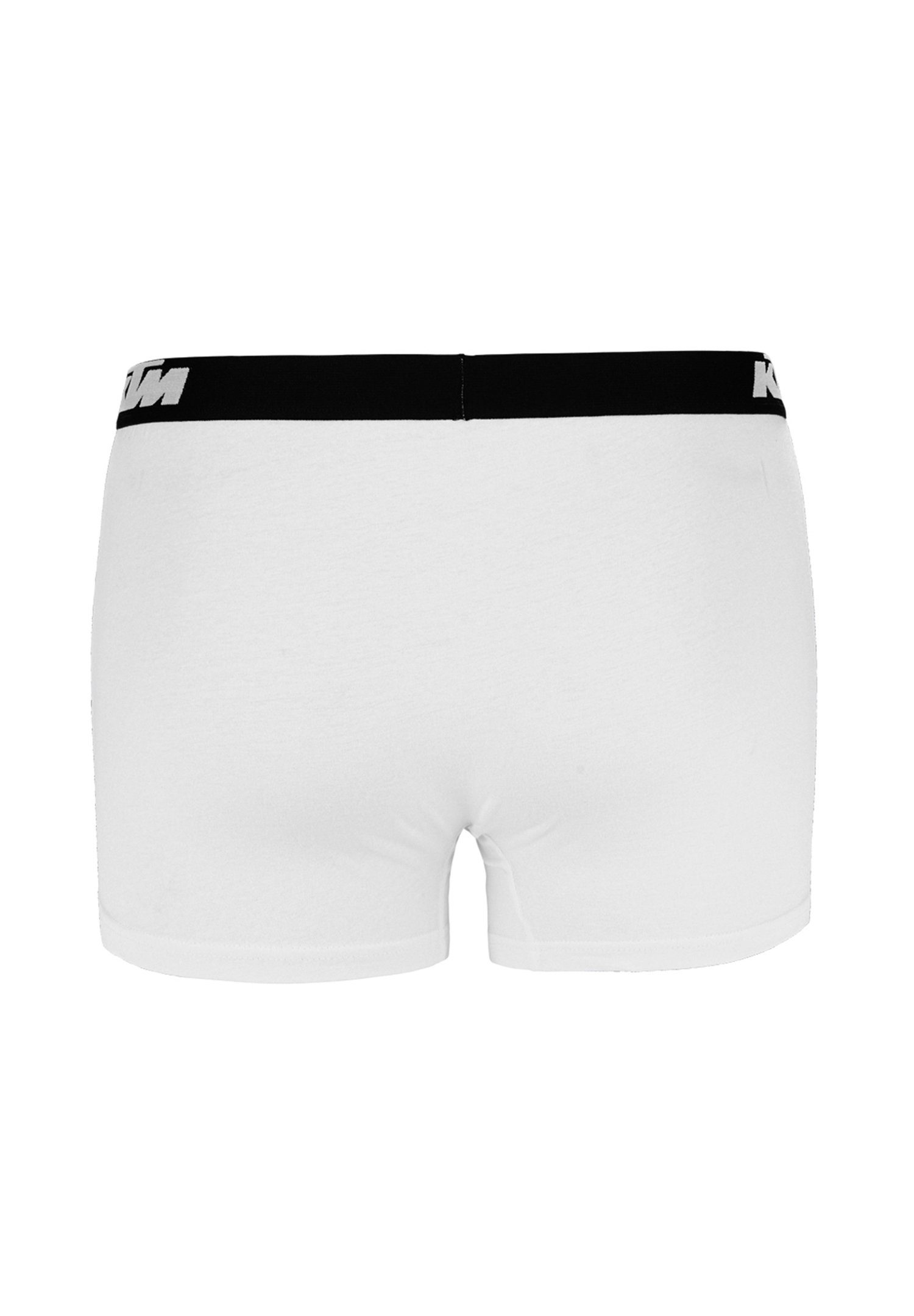 Man Pack White X2 Boxer (2-St) / Grey Light Boxershorts Cotton KTM