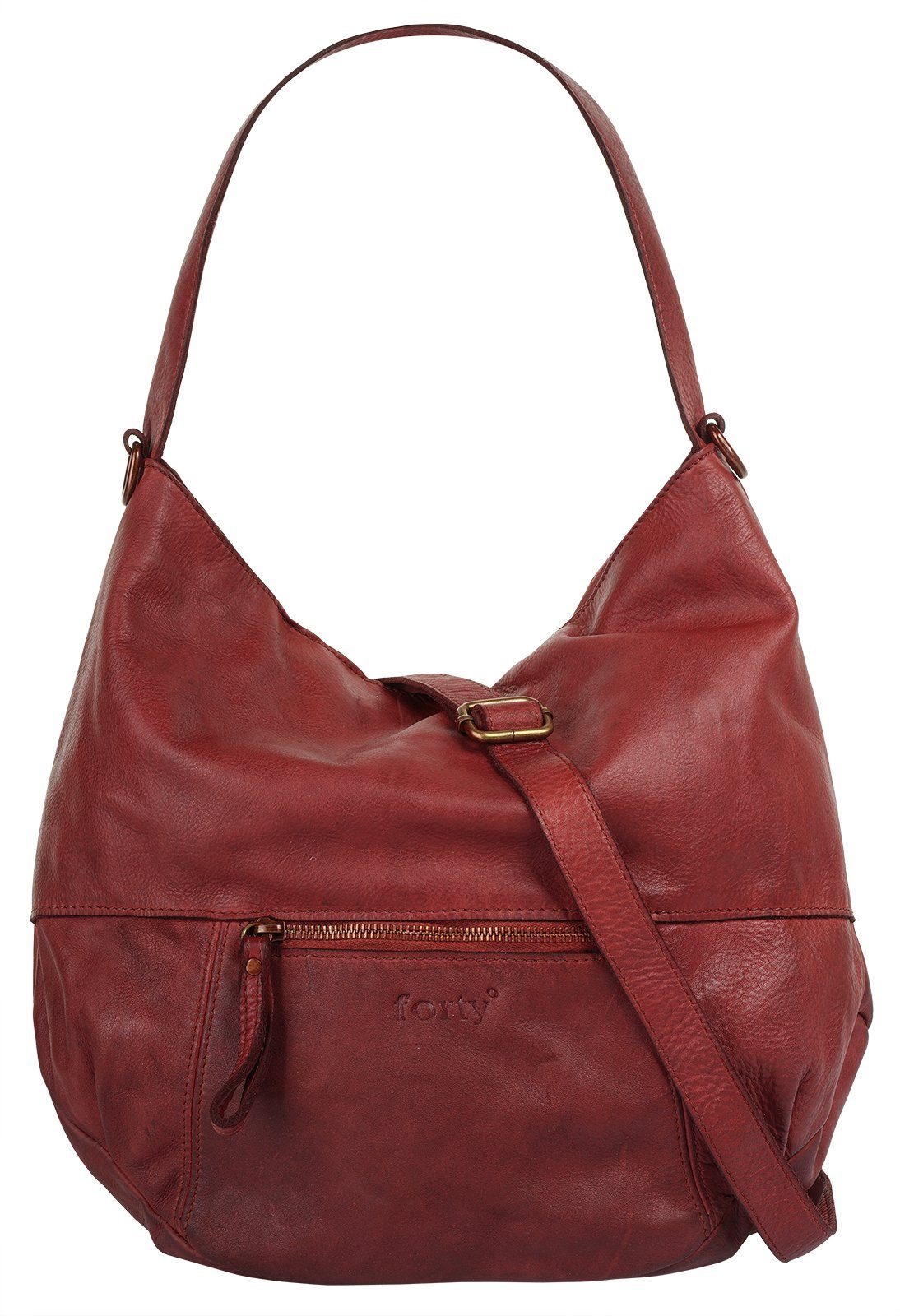 forty° Shopper, echt Leder, Made in Italy