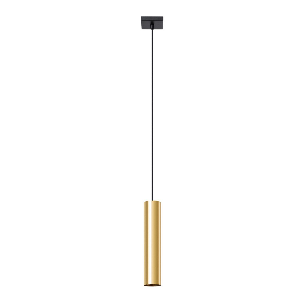 SOLLUX lighting Hängeleuchte Pendelleuchten Lagos 1 Glanzgold, Nicht enthalten