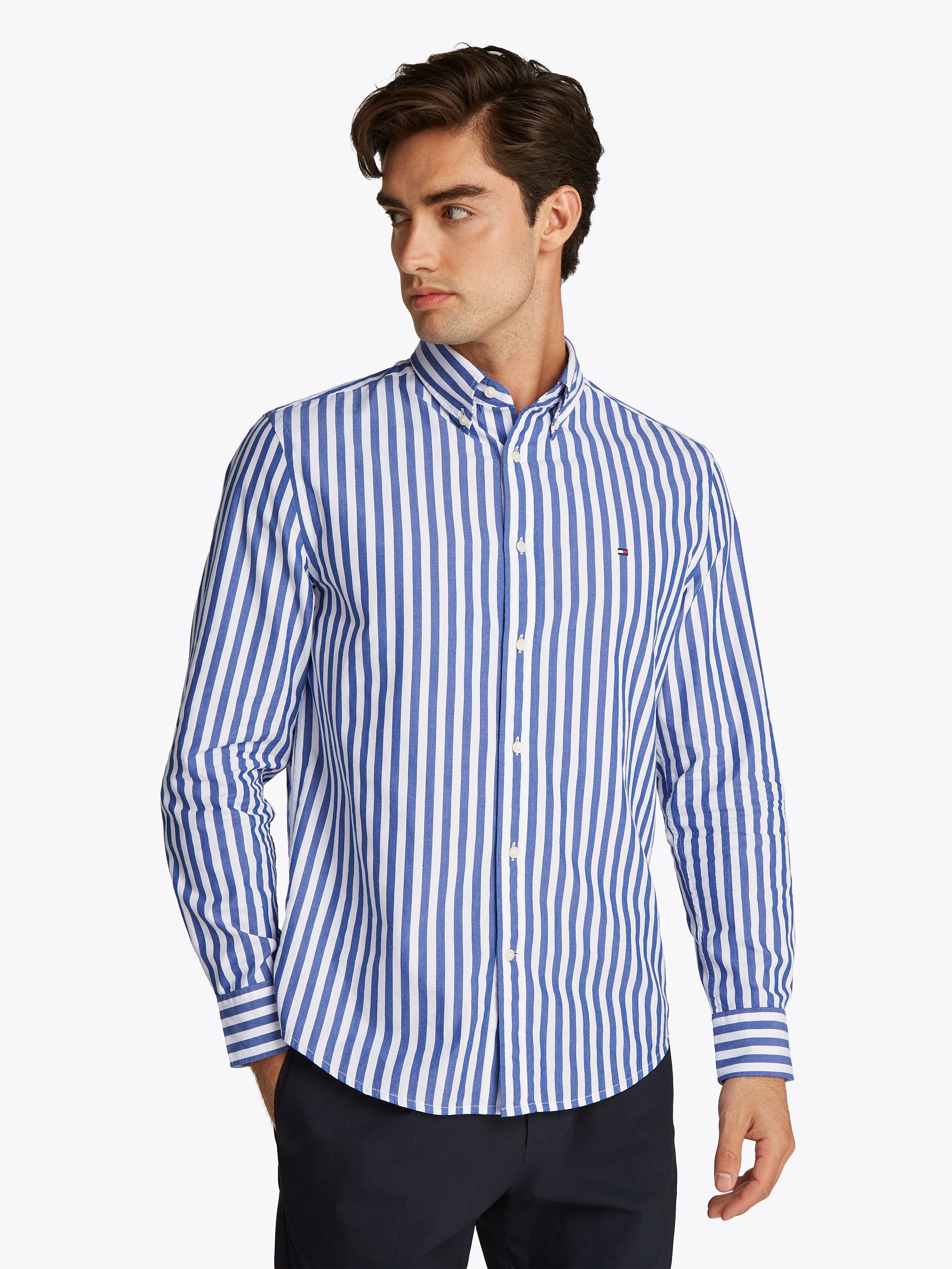Langarmhemd FLEX POPLIN BOLD STRIPE RF SHIRT