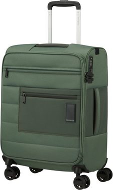 Samsonite Weichgepäck-Trolley Vacay, pistachio green, 55 cm, 4 Rollen, Handgepäck-Koffer Reisegepäck Reisekoffer TSA-Zahlenschloss