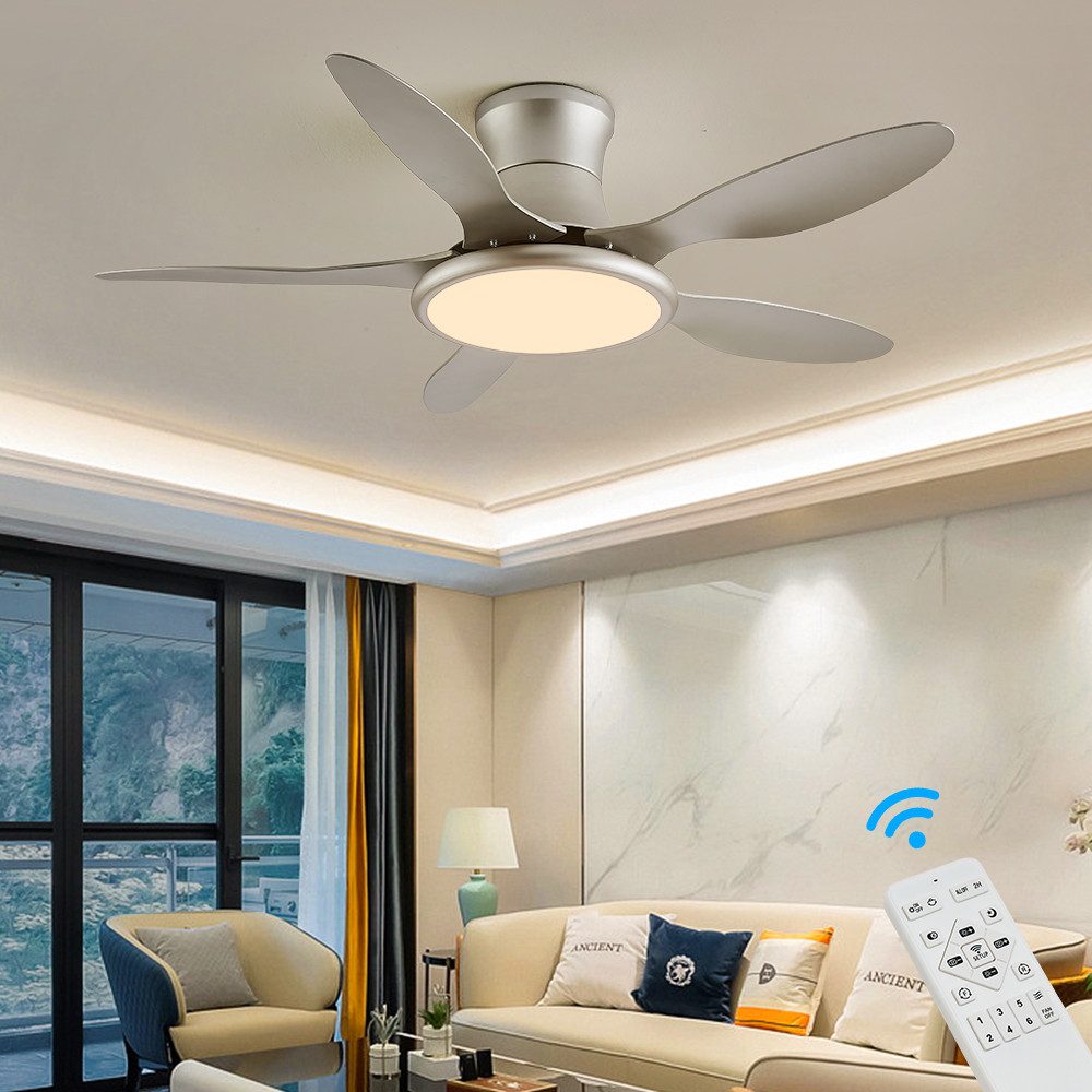 Eurotondisplay Deckenventilator Deckenventilator LED Beleuchtung 6 günstig online kaufen