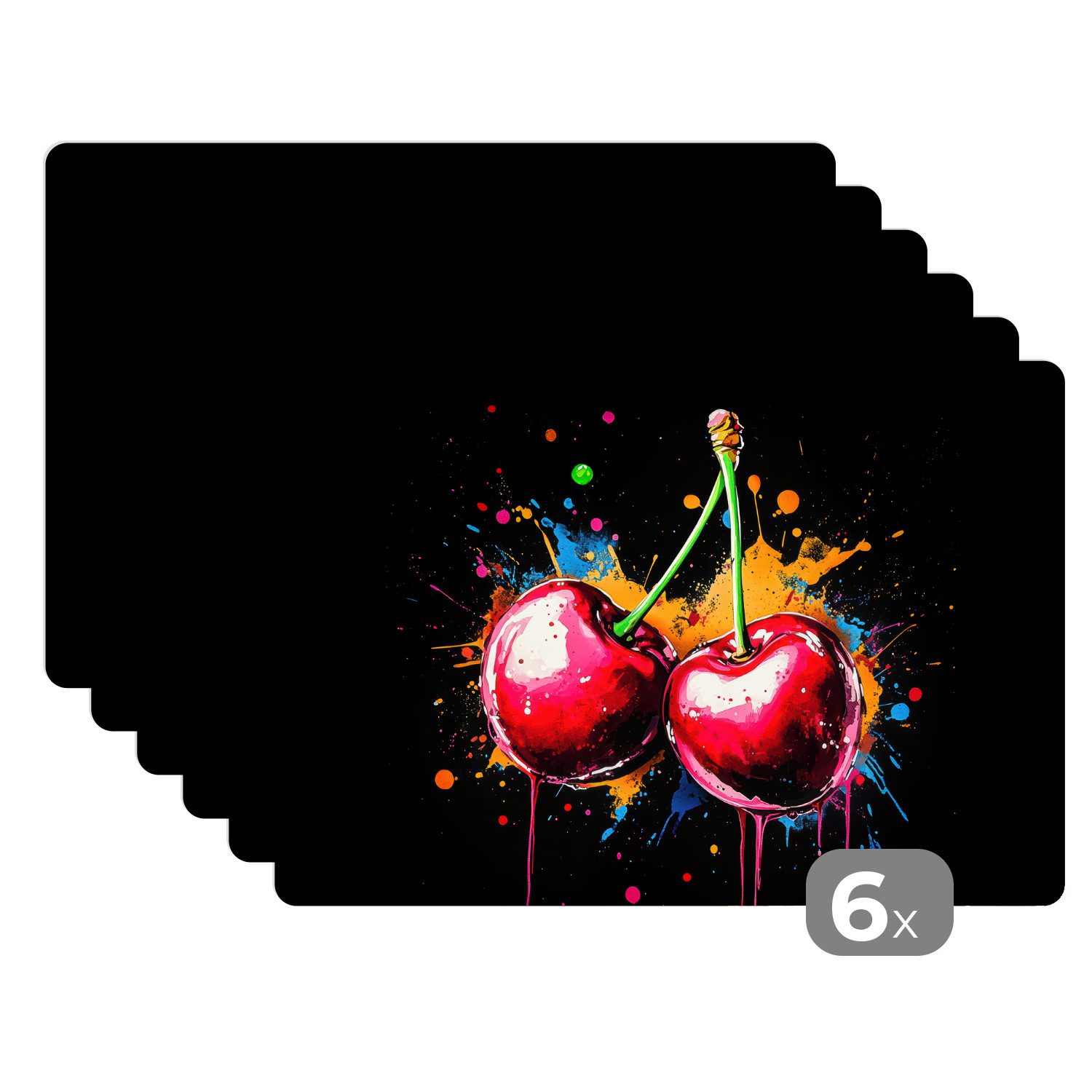 MuchoWow Platzset Kirschen - Obst - günstig online kaufen