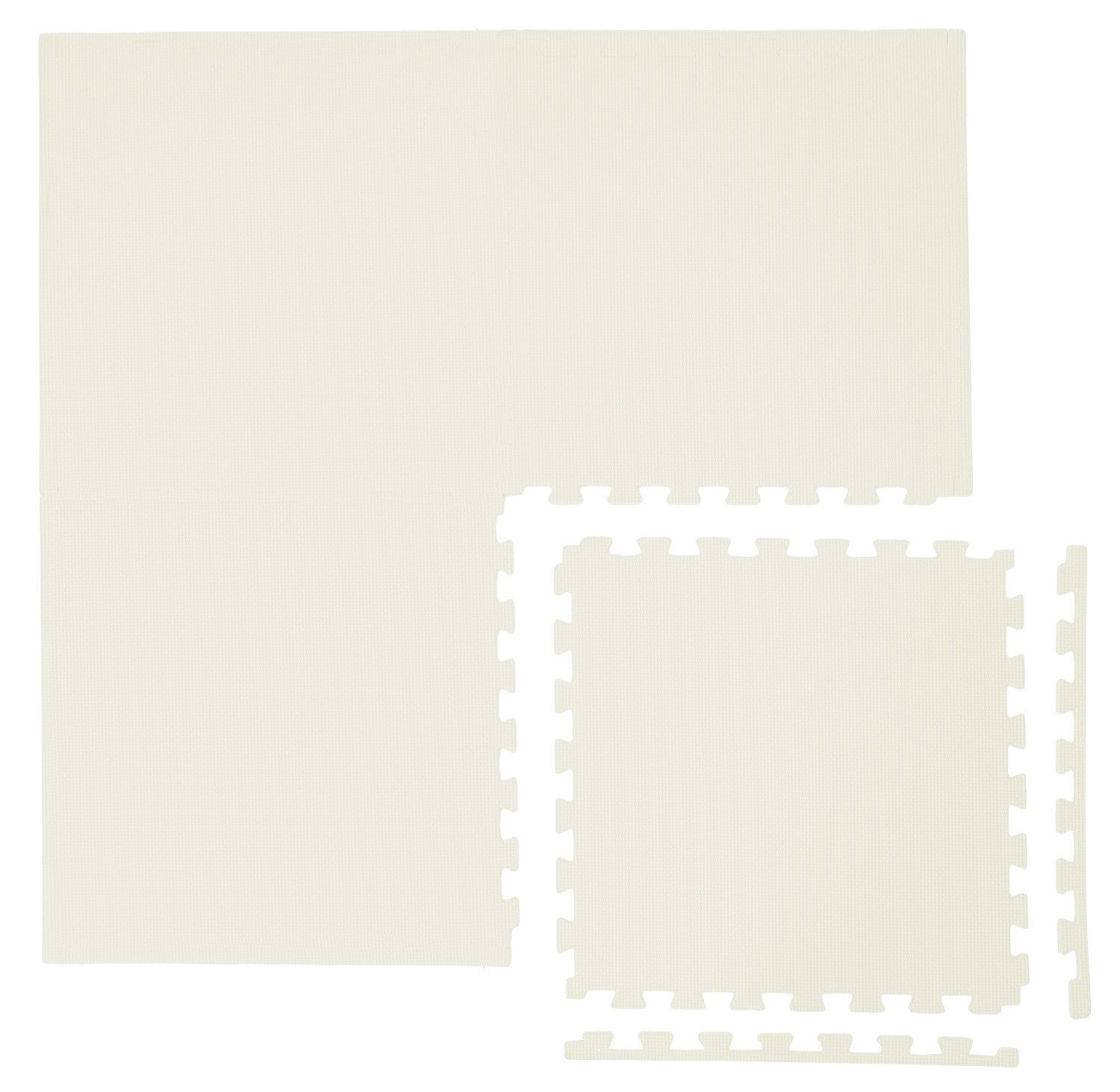 LittleTom Puzzlematte für Kinder 4 Teile Spielmatte 50 x 50cm Krabbelmatte fürs Kinderzimmer, (4-tlg), EVA-Schaum Spielunterlage - Puzzle Teppich - Bodenmatte Spielteppich