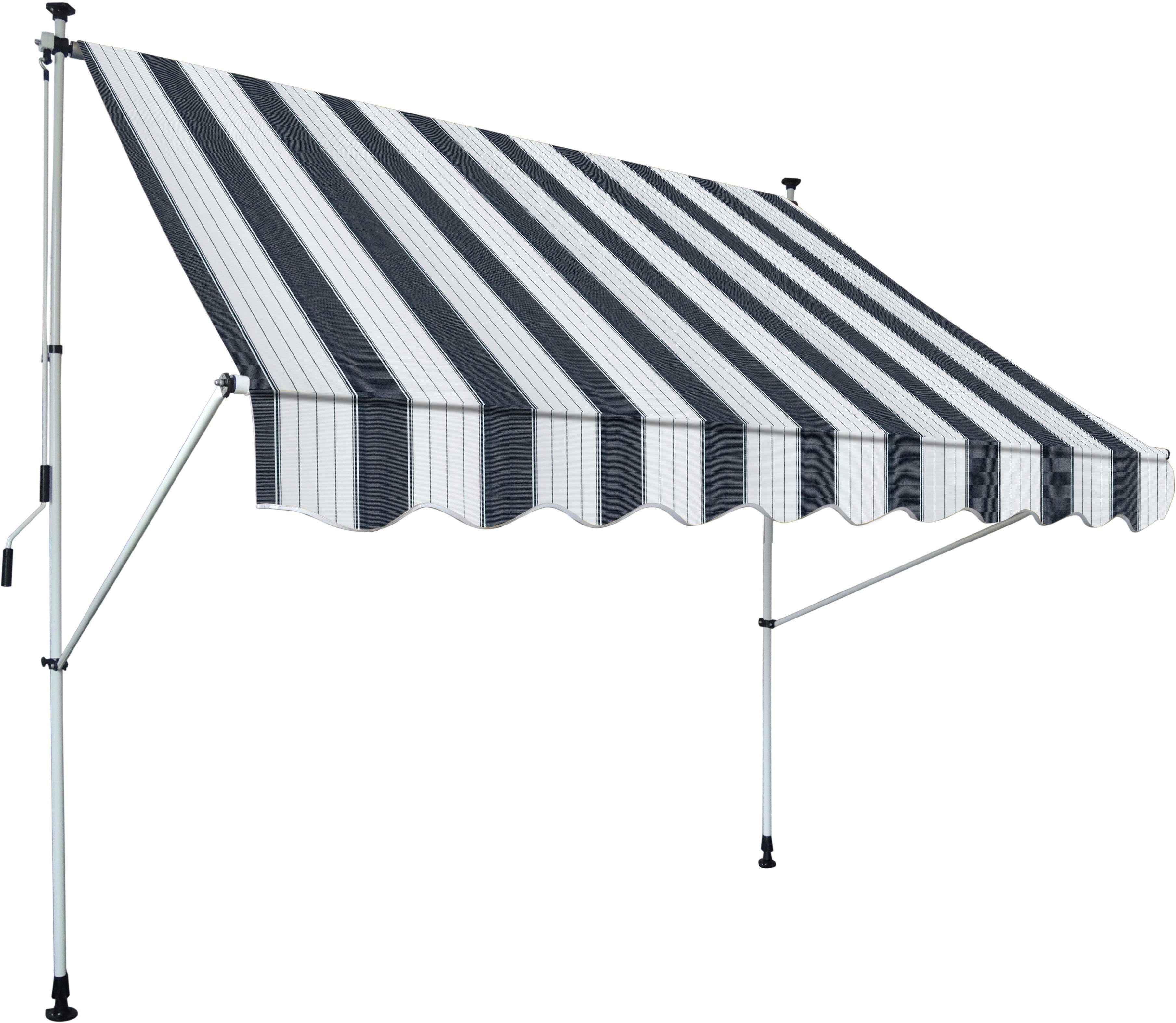 GARDINIA Klemmmarkise Föhr (1-St) UV- und witterungsbeständiger Stoff