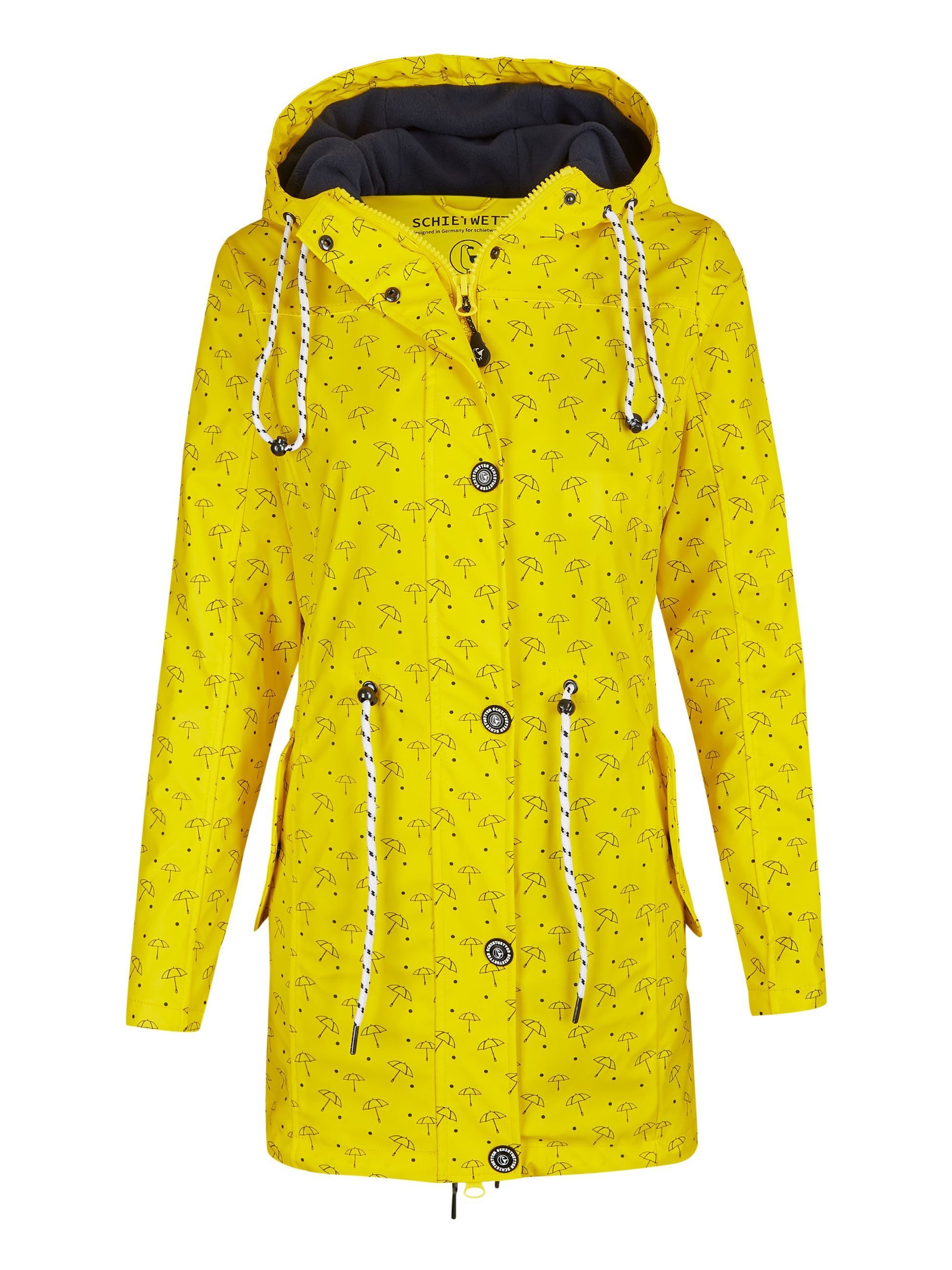 Schietwetter Regenjacke Damen Regenjacke wasserdicht, winddicht