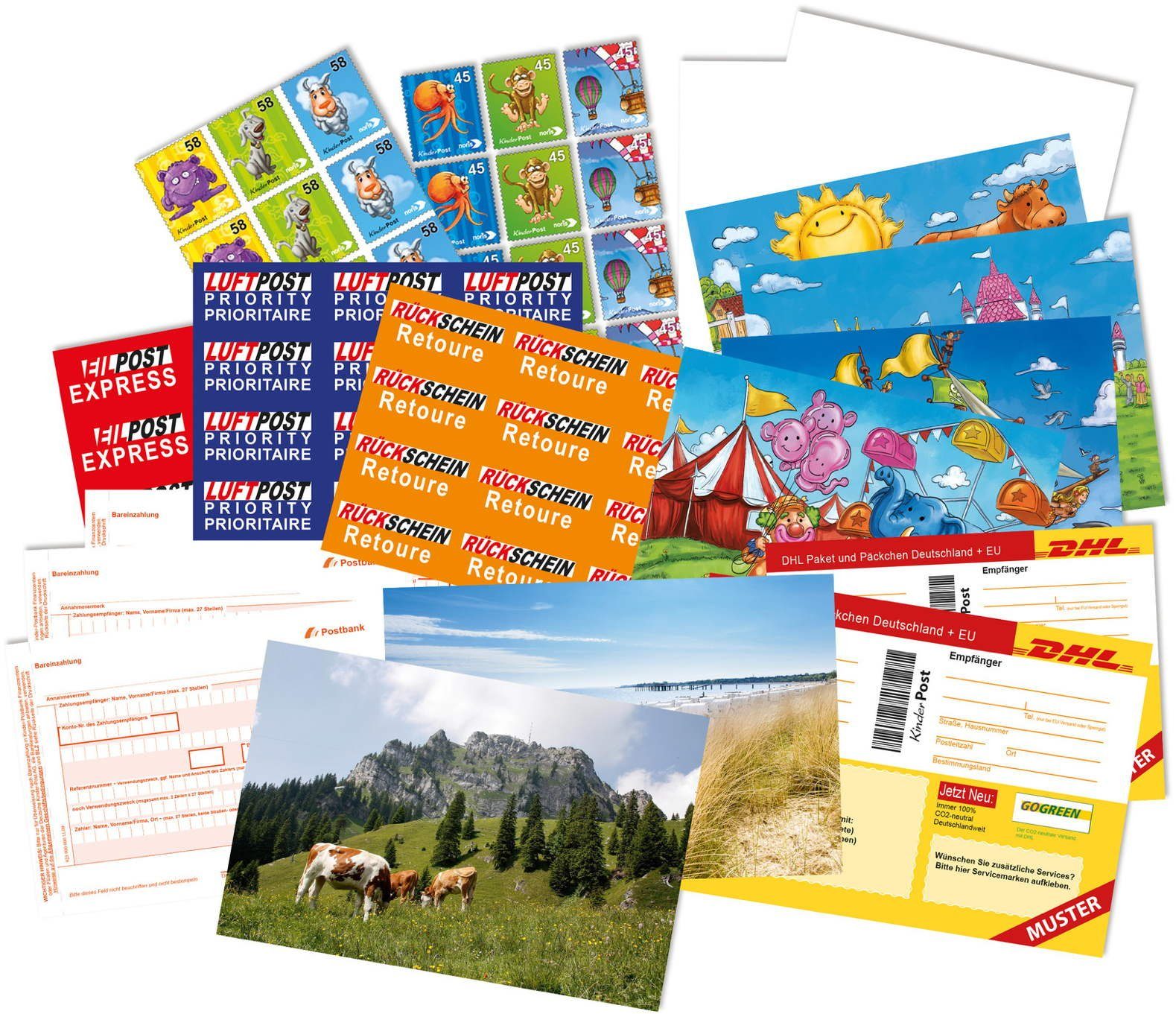 Noris Spiel Kinderspiel Lernspiele Kinderpostzubehör Erweiterung 606521006