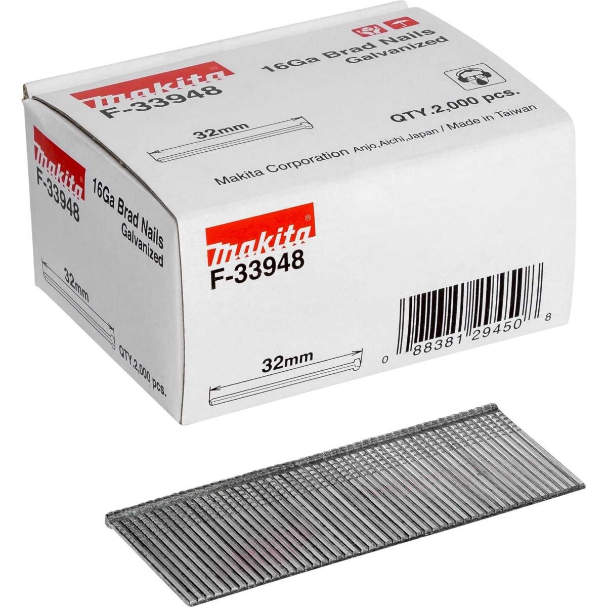 Akku-Multifunktionswerkzeug Makita Stauchkopfnagel 1,6x32mm F-33948 2000 pcs.