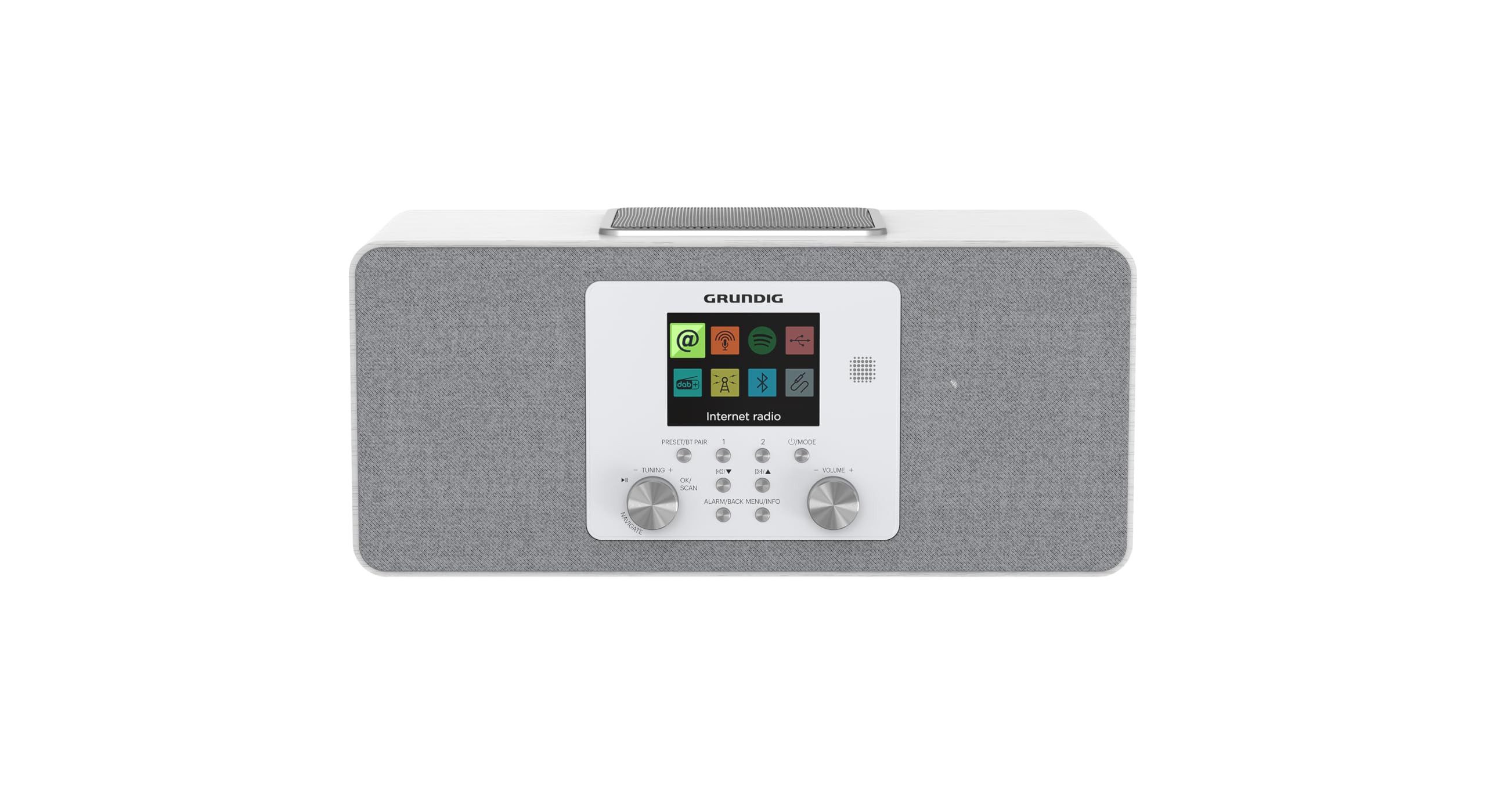 Grundig DTR 6100 Radio (DAB+ Radio mit Webstreaming und klarer Klangqualität)