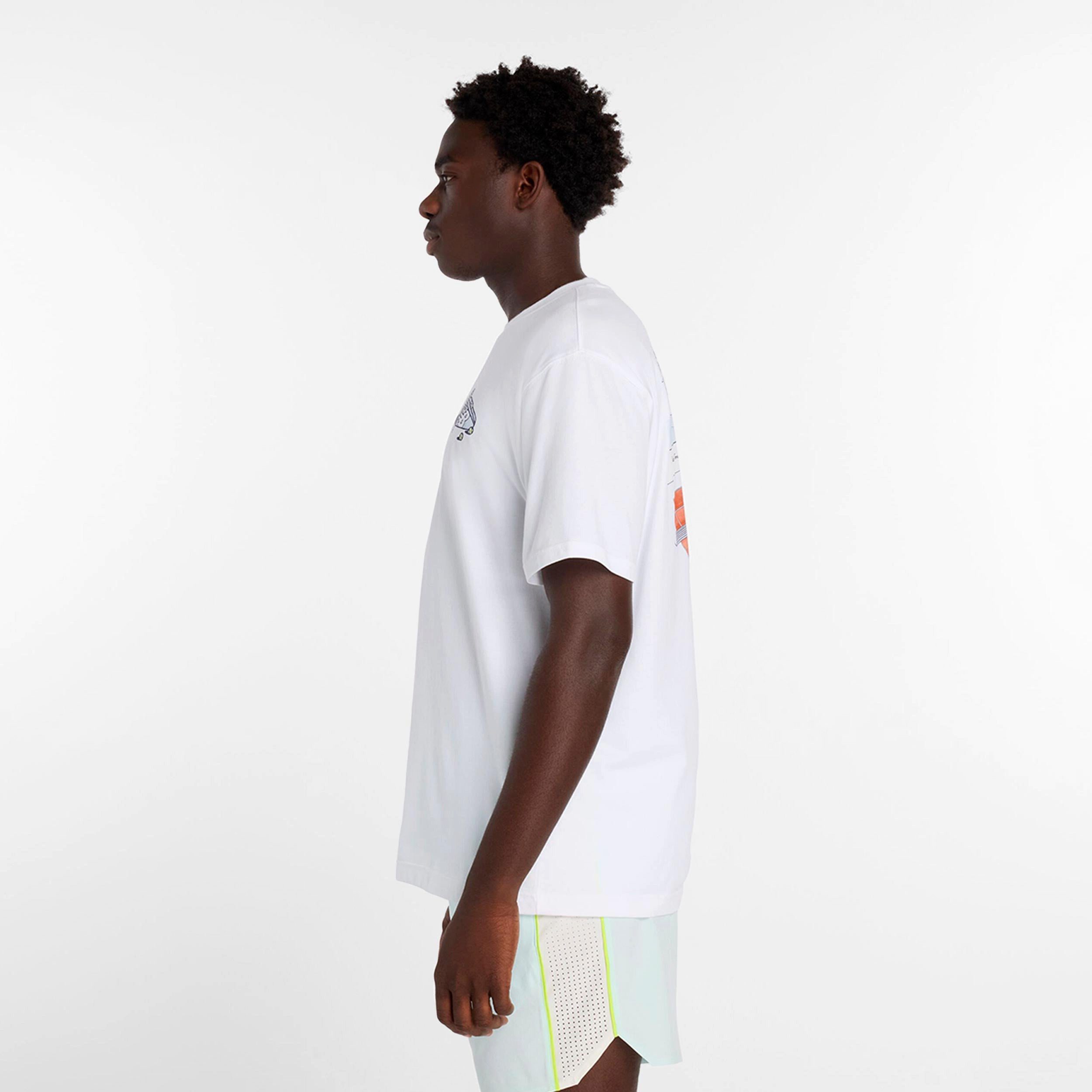 New Balance T-Shirt Tennis Graphic T Shirt