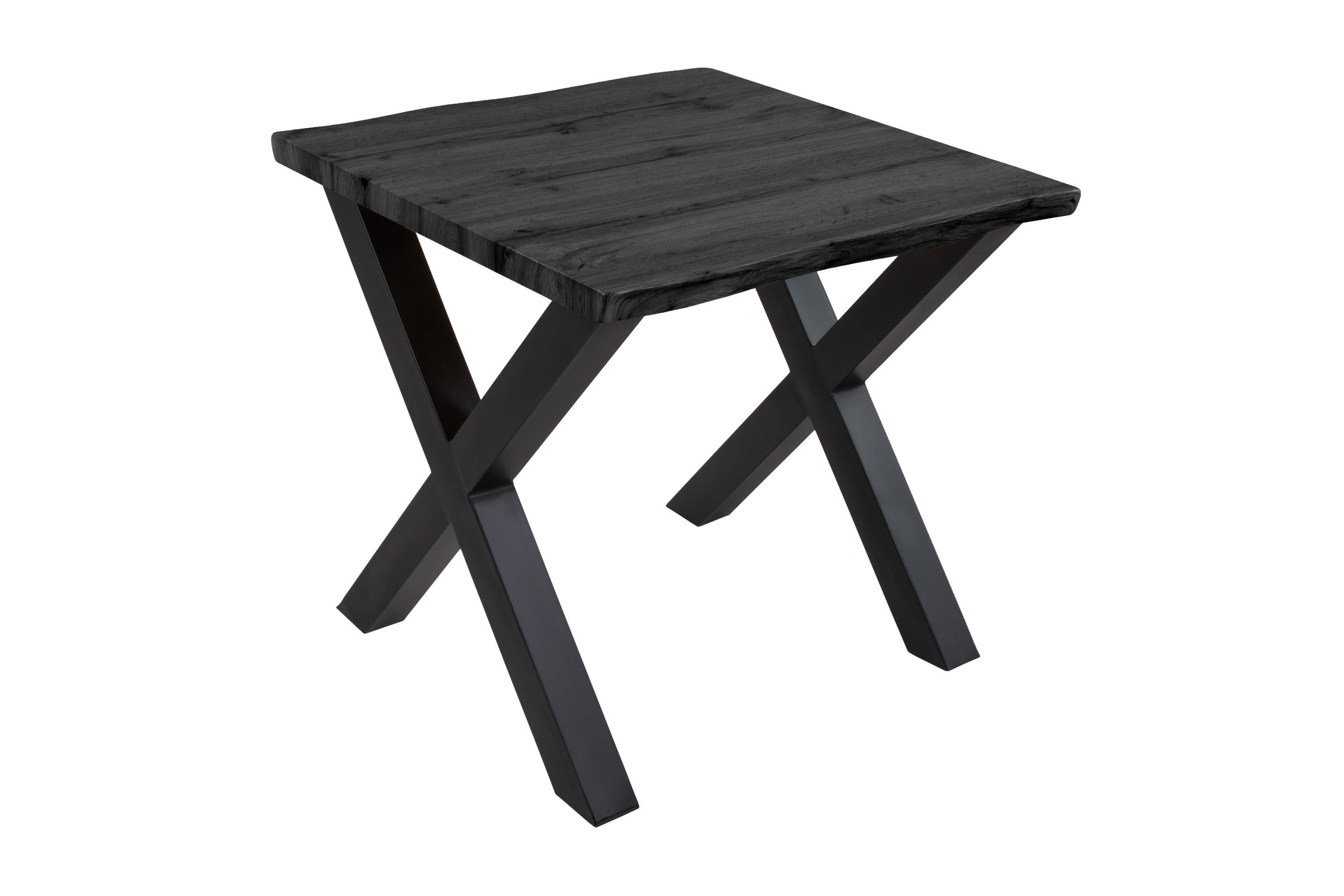 Loreno® Esstisch Josy, Holz-Optik grau, Baumkante, günstig online kaufen