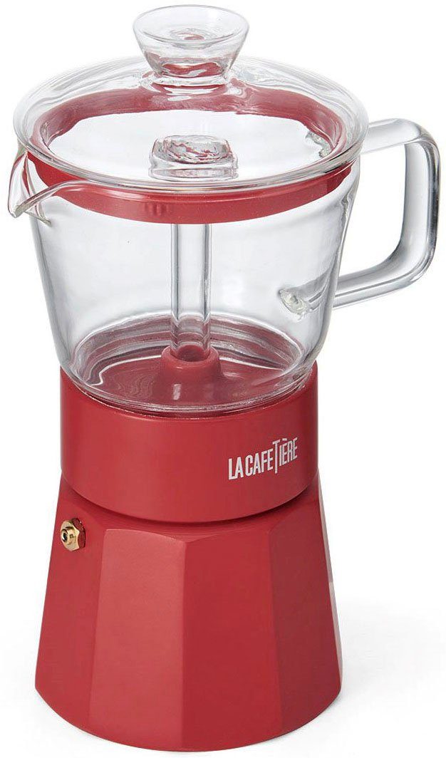 La Cafetière Espressokocher, 290l Kaffeekanne, Aus hochwertigem, rostfreiem Edelstahl mit induktionsgeeignetem Boden